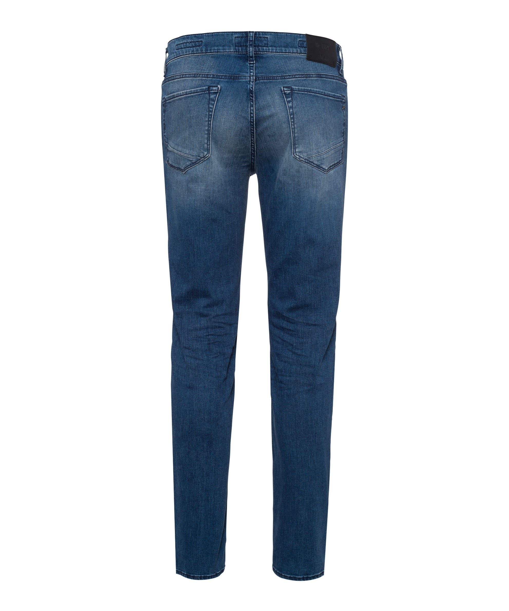 Brax Slim-fit-Jeans used Hochelastische vintage Five-Pocket-Jeans blue