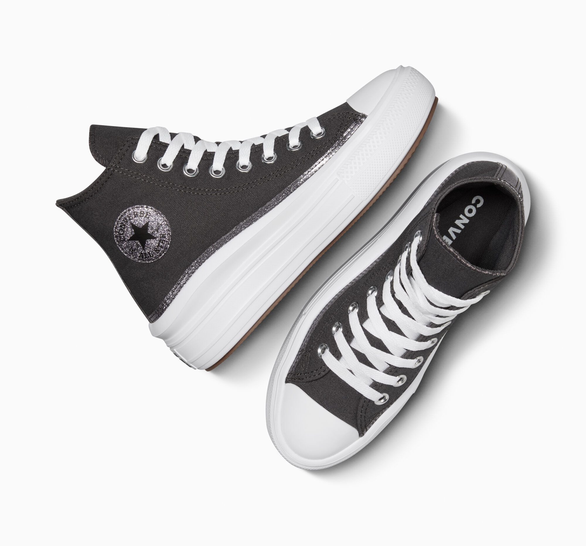 Converse CHUCK TAYLOR ALL STAR MOVE GLITTER Sneaker (für Jugendliche) – Bild 4 von 5