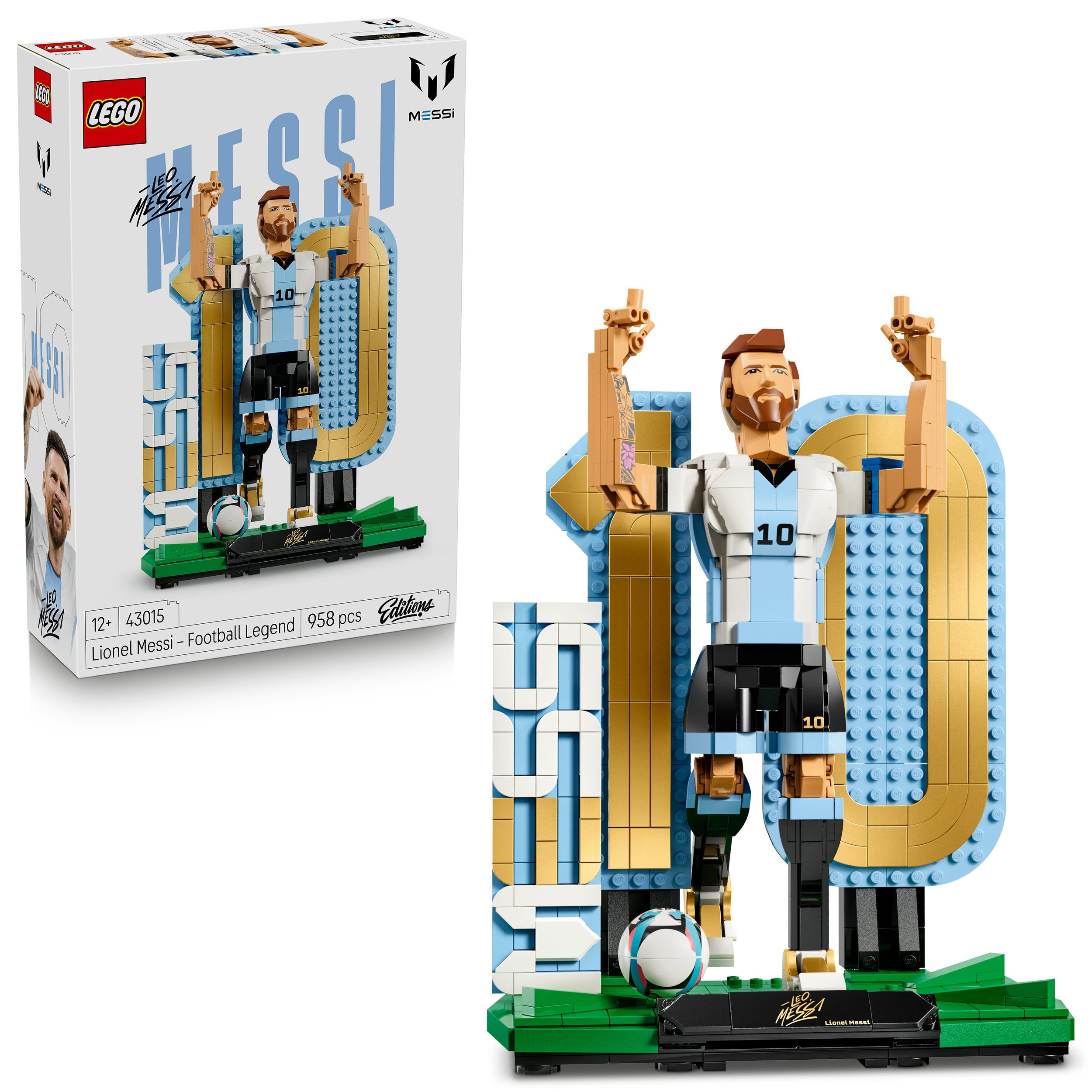 Lionel Messi – Fußballlegende (43015), LEGO Editions Football Konstruktionsspielsteine