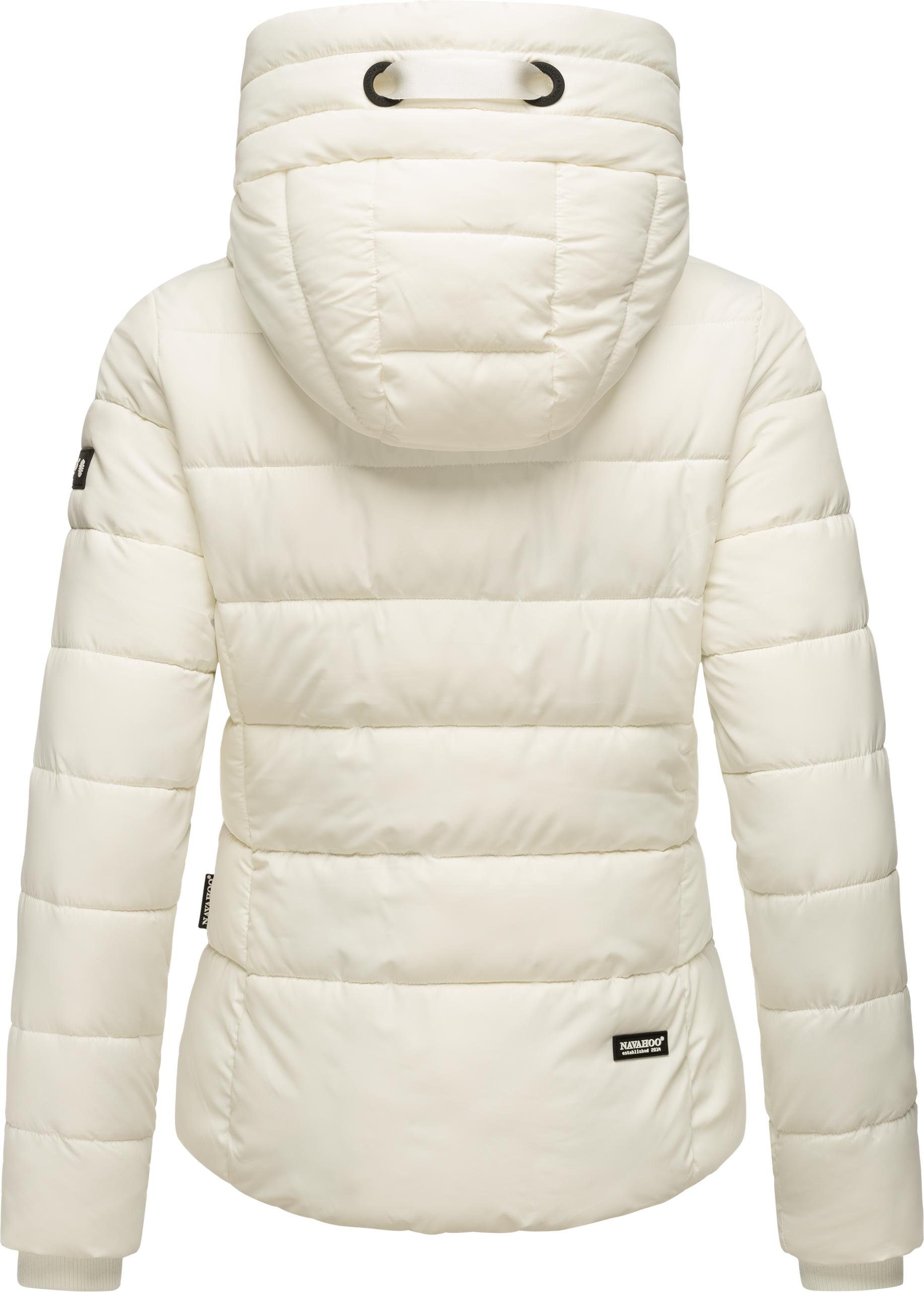 Navahoo Steppjacke Amayaa stylische Damen Winterjacke mit coolen Applikationen
