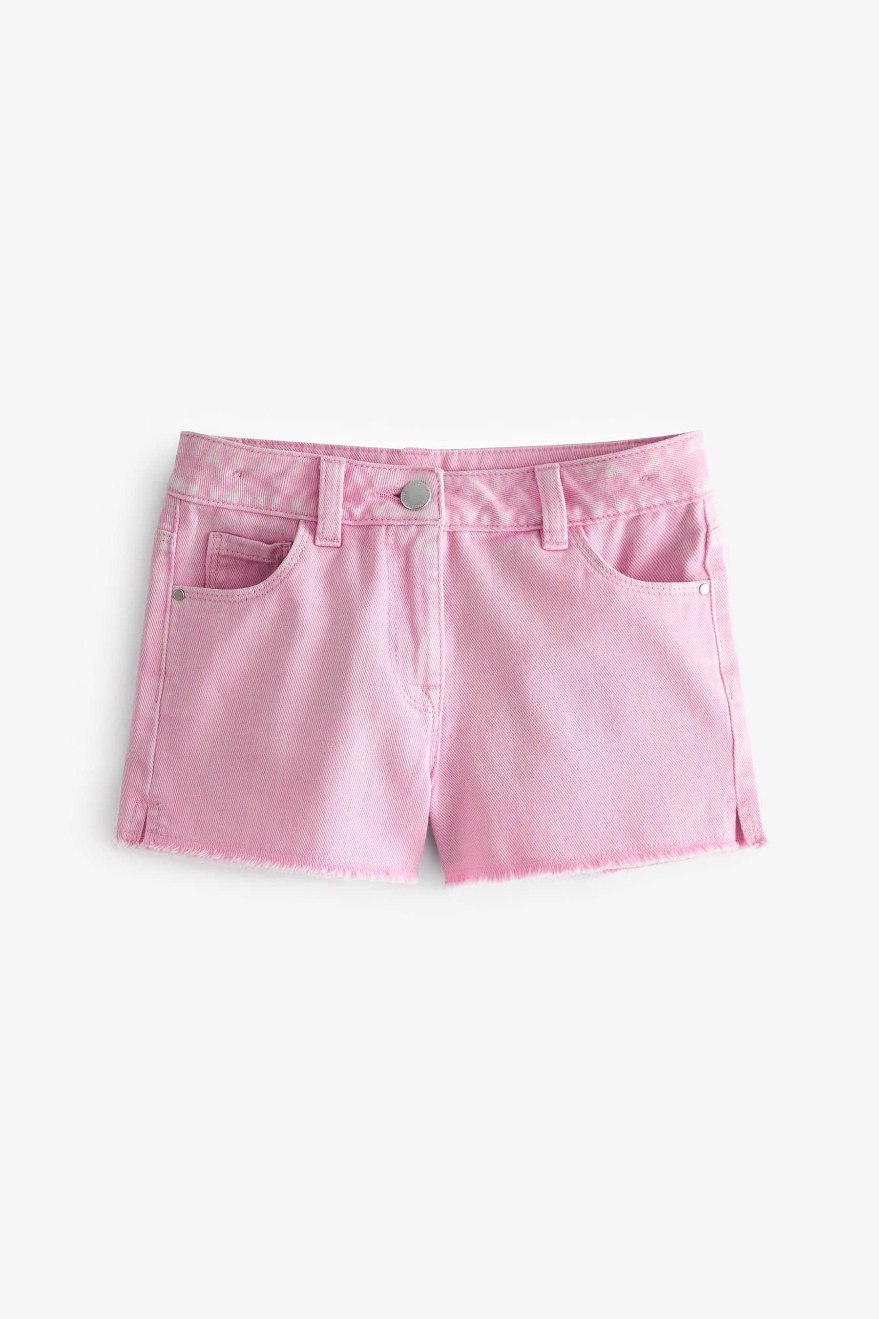 Next Shorts Shorts mit Fransensaum (1-tlg) Pink