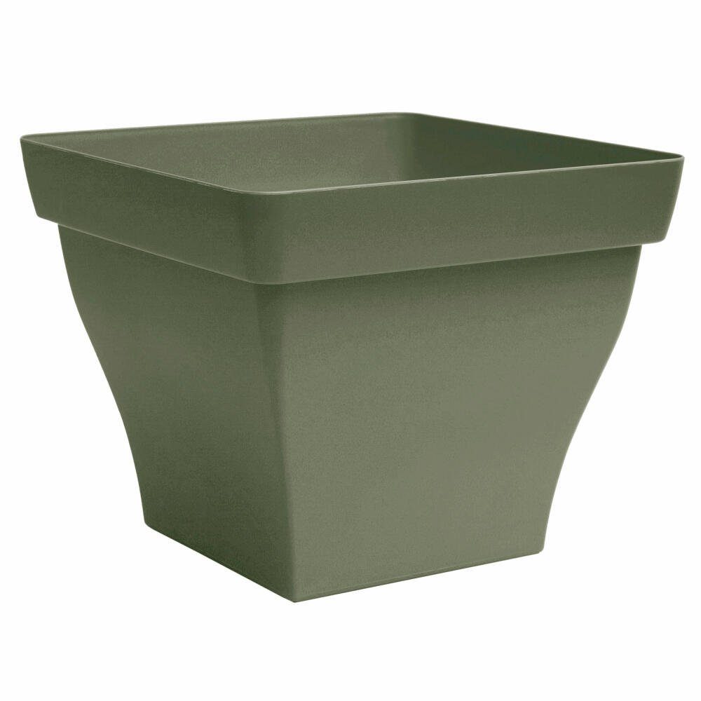 Blumentopf Romeo eckig Khaki 24 cm