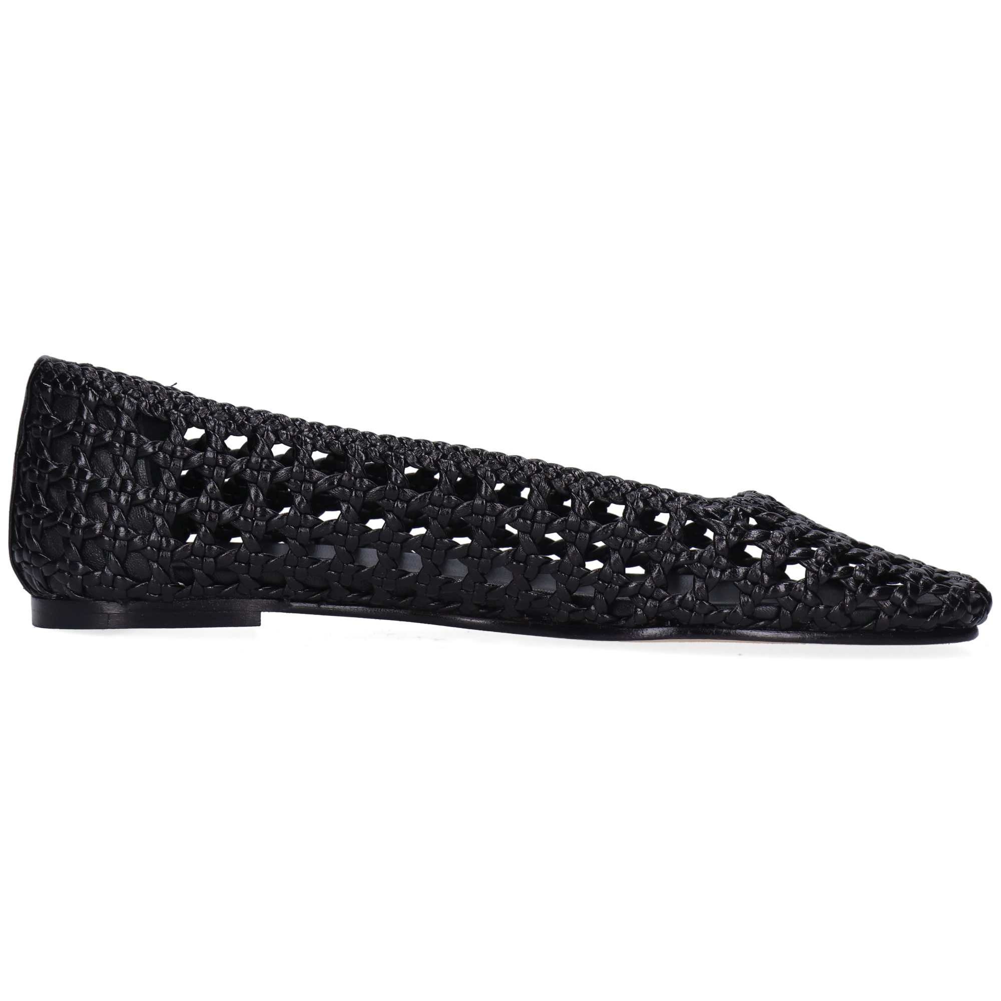 Melvin & Hamilton Bexley 6 Leder-Geflochtene Schuhe für Damen Ballerina Flache Absätze, Echtes Leder, Von Hand geflochten