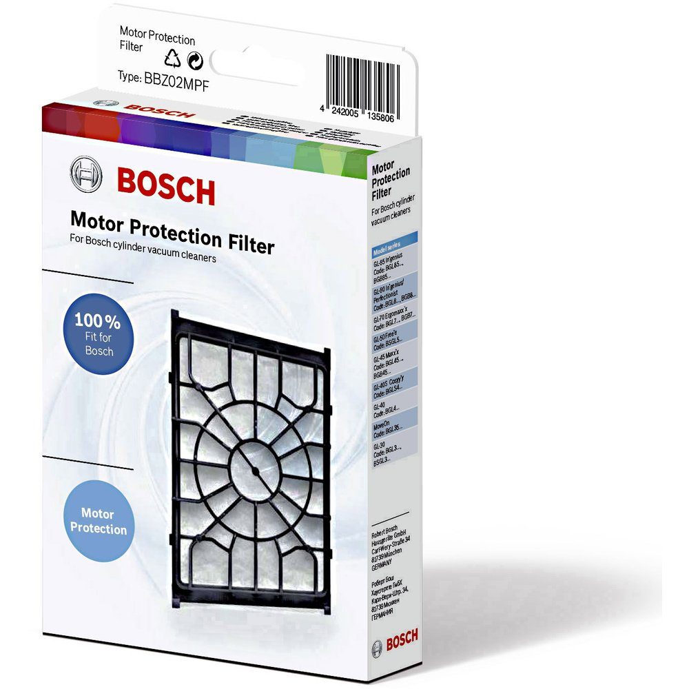 BOSCH Akku-Handstaubsauger Bosch Haushalt BBZ02MPF Motorschutzfilter