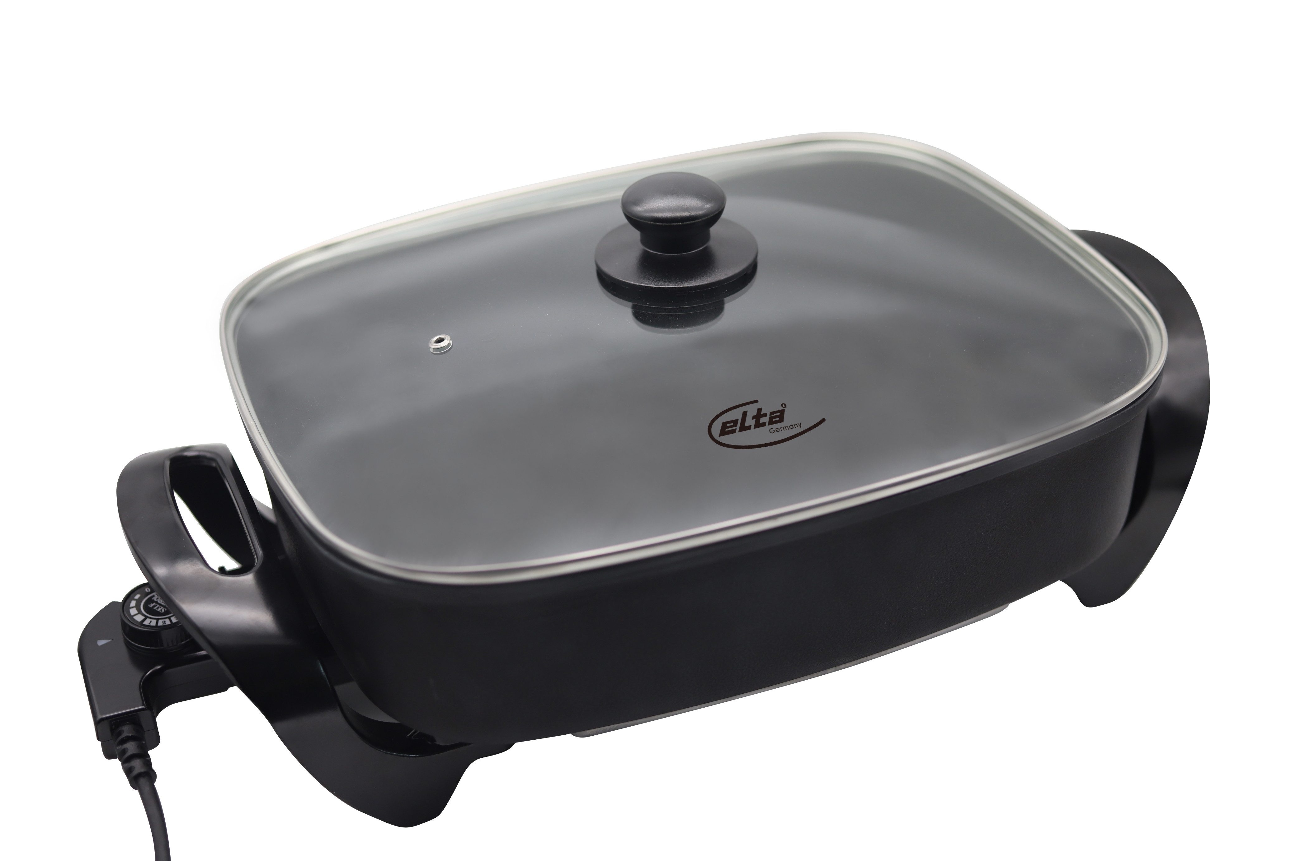 Elta Elektrische Multipfanne Alu-Guss, 1500 W, Antihaftbeschichtung, XXL-Fläche ca. 38x30x8 cm