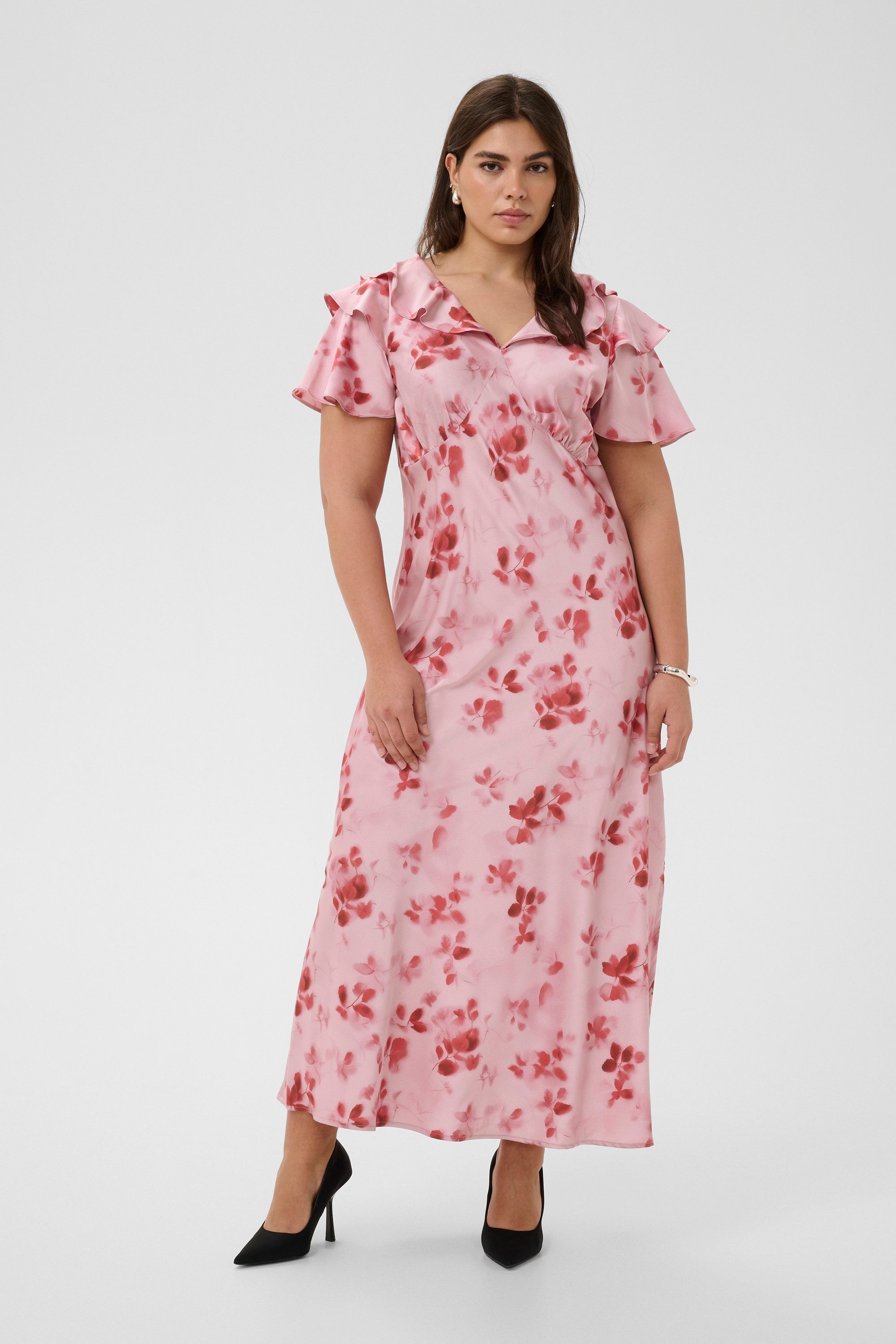 KAFFE Curve Blusenkleid Kleid KCjamie Große Größen