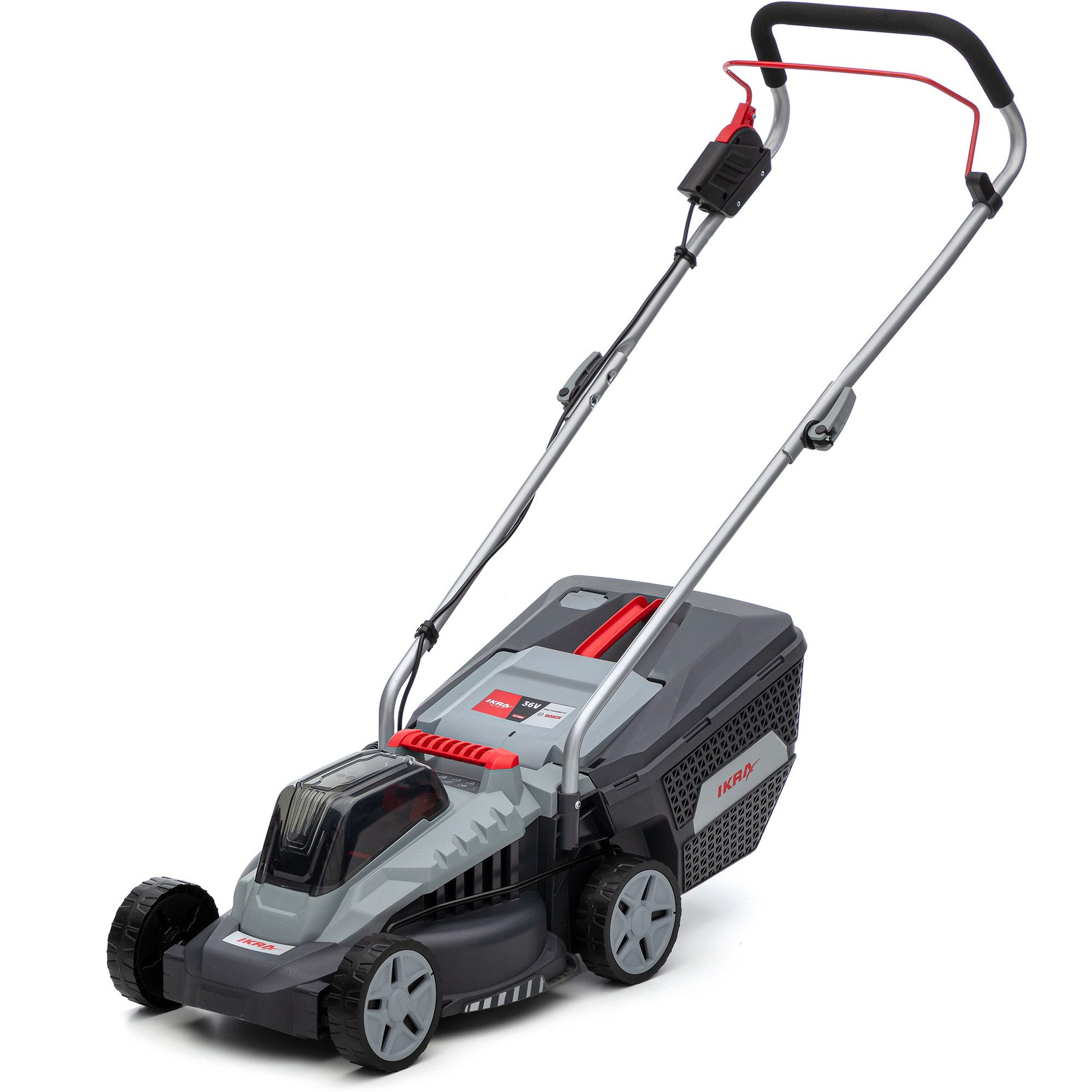 ikra GmbH Akkurasenmäher IB-LM 33, 33 cm Schnittbreite, (OHNE AKKU & LADERGERÄT), Teil des Bosch 36V Systems