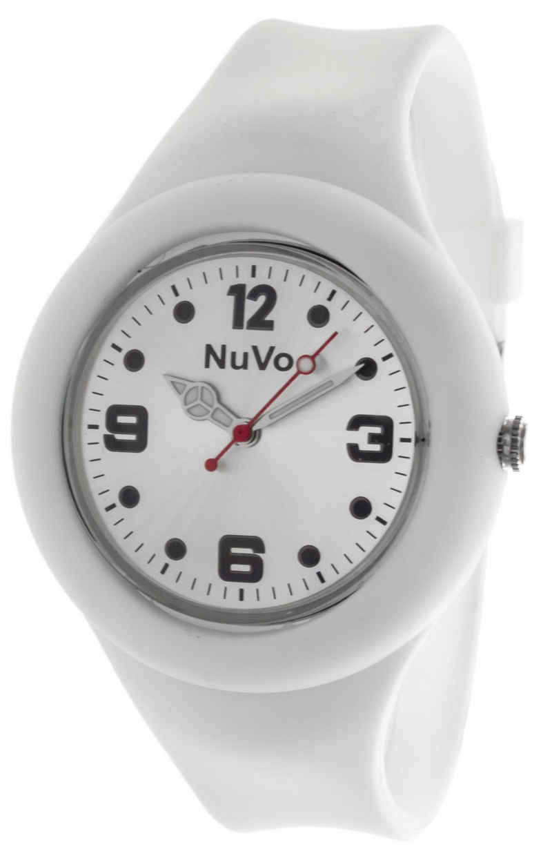 Nuvo Quarzuhr Modebewusste Unisex Armbanduhr mit sportlichem Design