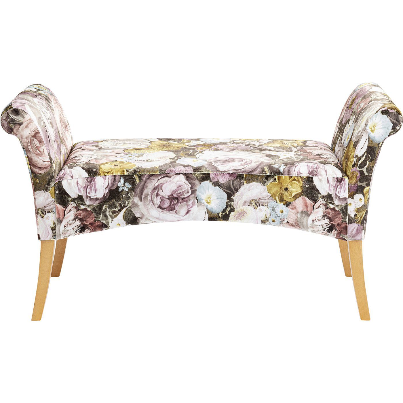 KARE Sitzbank »Bank Motley Floral«, Motley ist eine Serie an Sitzbänken,  die es im Shop in vielen weiteren Varianten mit unifarbenen oder  gemusterten Bezügen gibt online kaufen | OTTO