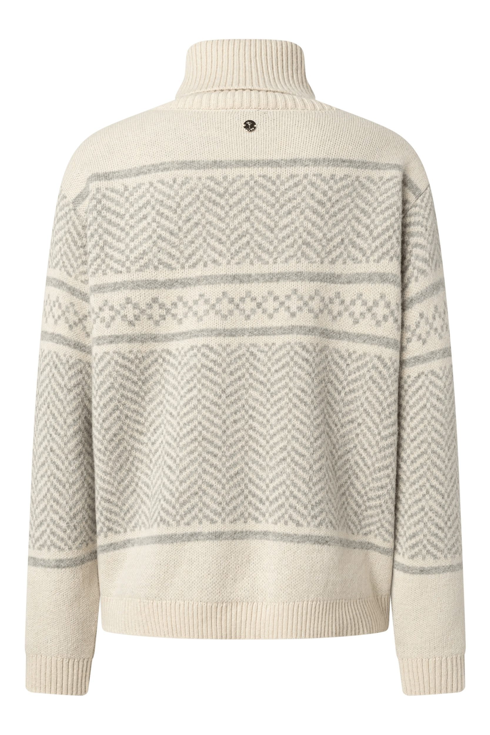 JOOP! Rollkragenpullover Korol hochwertiges Jacquardmuster, mit Kaschmiranteil