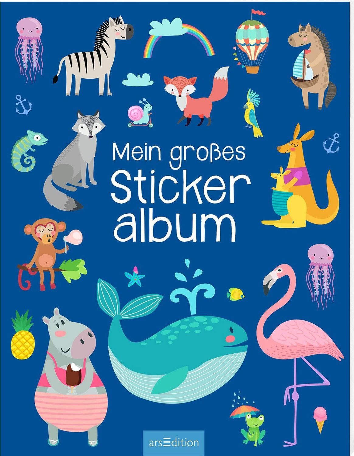 Mein großes Stickeralbum – Tiere / diverse