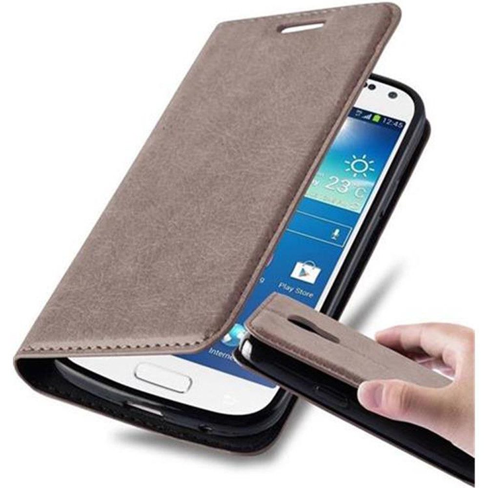 Cadorabo Handyhülle für Samsung Galaxy S4 MINI Hülle Samsung Galaxy S4 MINI, Hülle Schutzhülle mit Standfunktion, Magnetverschluss und Kartenfach