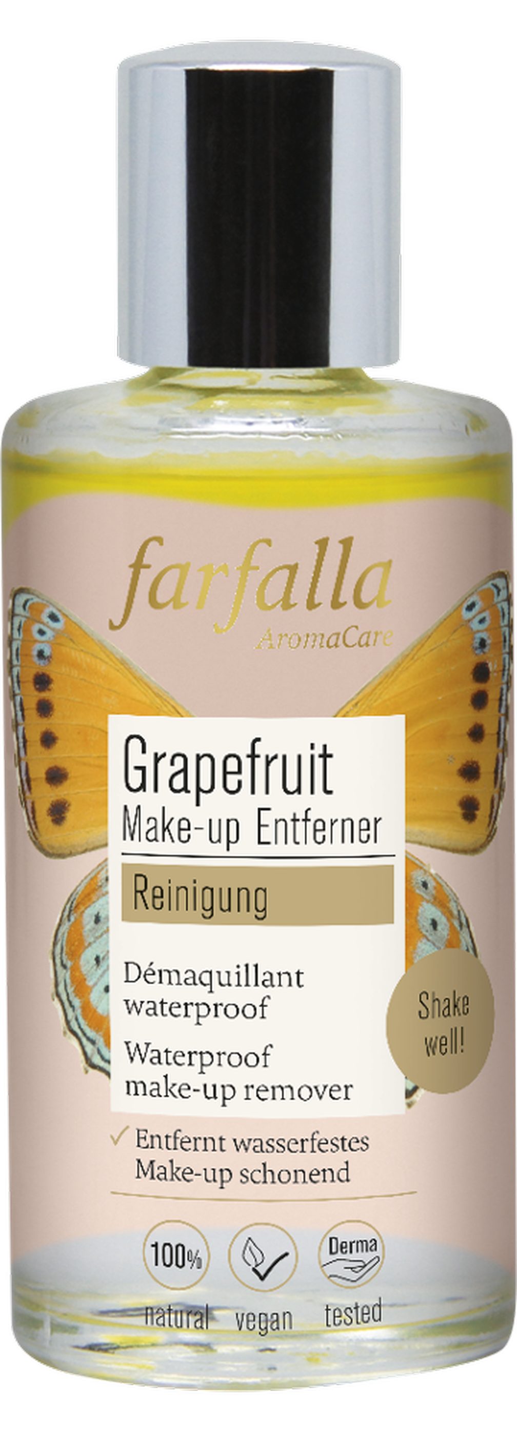 Farfalla Make-up-Entferner Grapefruit Reinigung Augen Make-up Entferner  60ml,