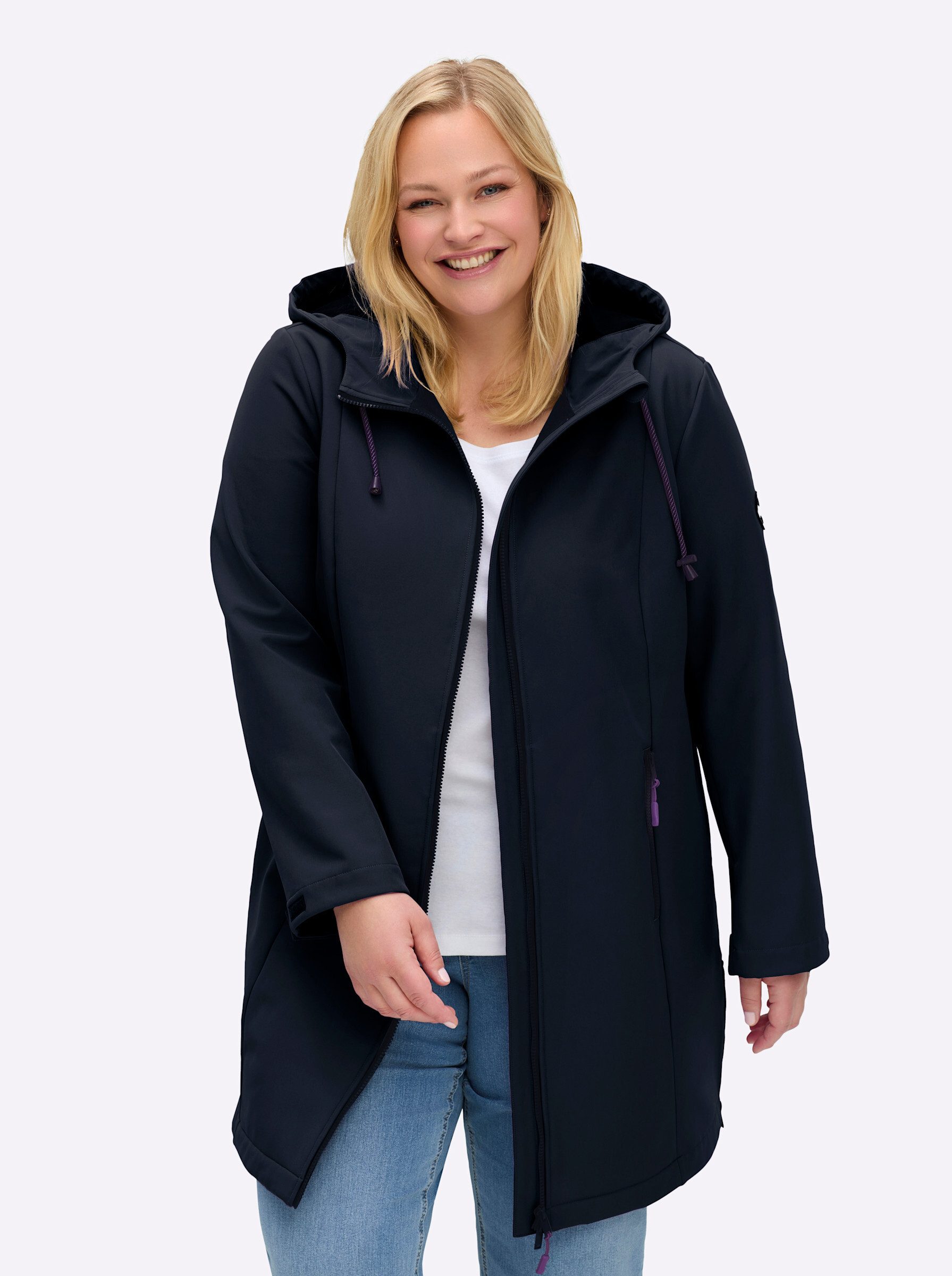 Sheego Allwetterjacke Softshelljacke . günstig online kaufen