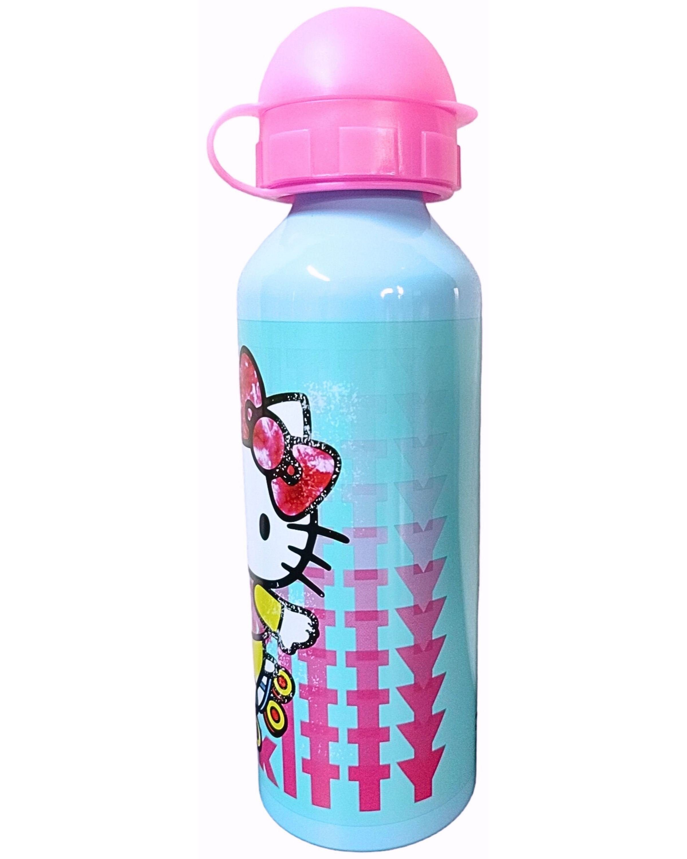 Hello Kitty Trinkflasche, Kinderflasche aus Aluminium 520 ml BPA frei
