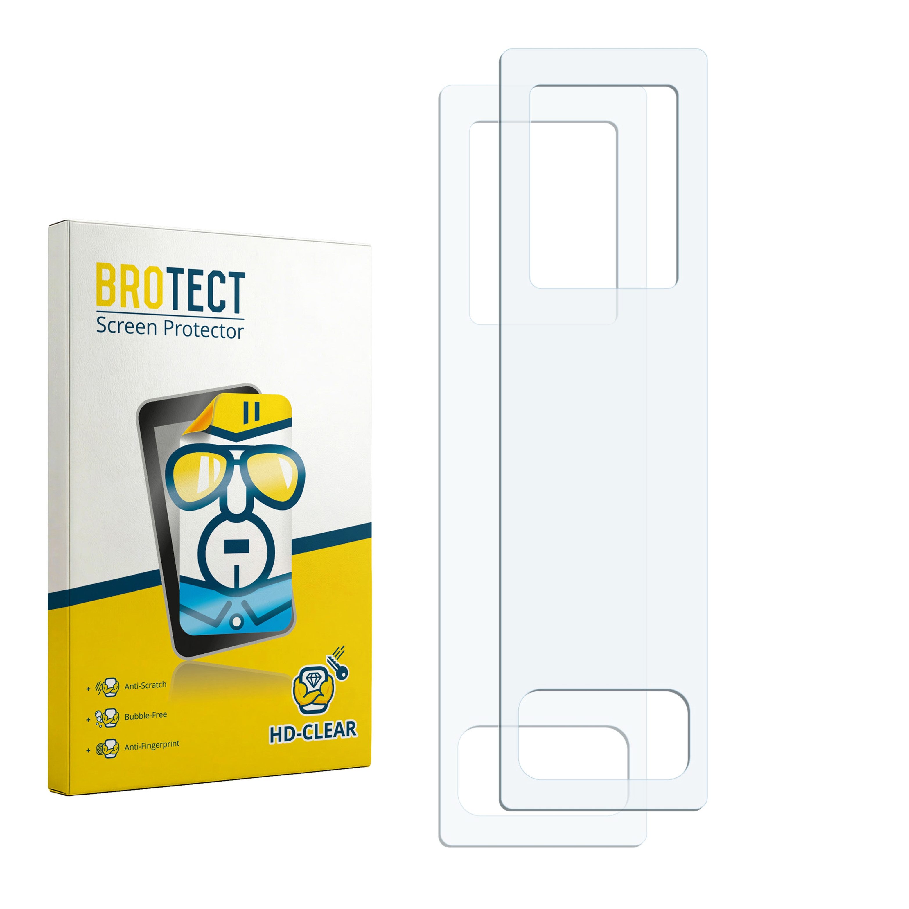 BROTECT Displayschutzfolie Schutzfolie für GeekVape Aegis Legend 2 L200, 2 Stück, Displayschutz Schutz Folie Klar Transparent