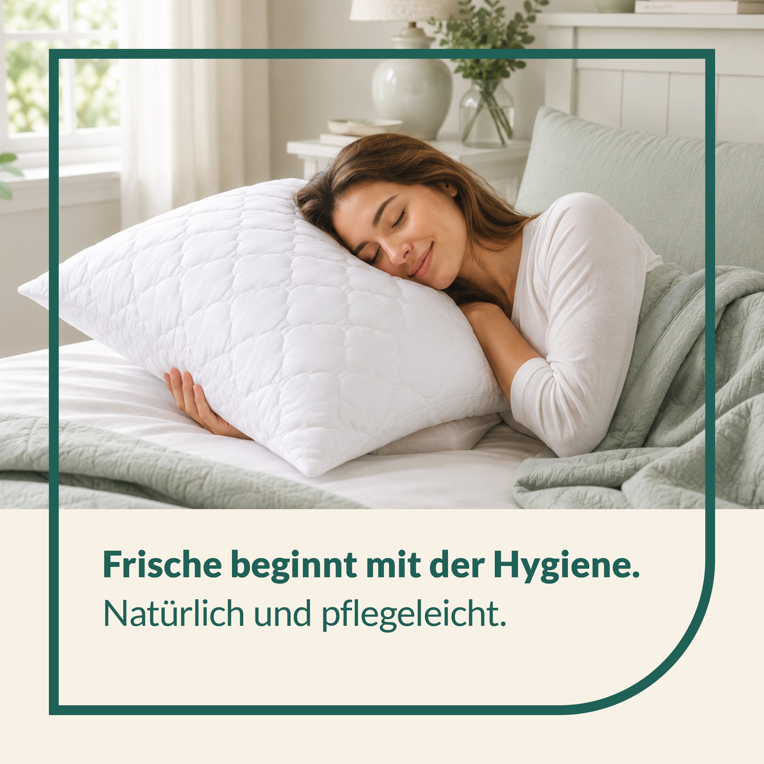 fan Microfaserkissen Kansas, mit Baumwollbezug und Reißverschluss, Füllung: 100% Microfaser, Bezug: 100% Baumwolle, in 40x80 oder 80x80 cm, Kopfkissen aus Microfaser, Made in Germany