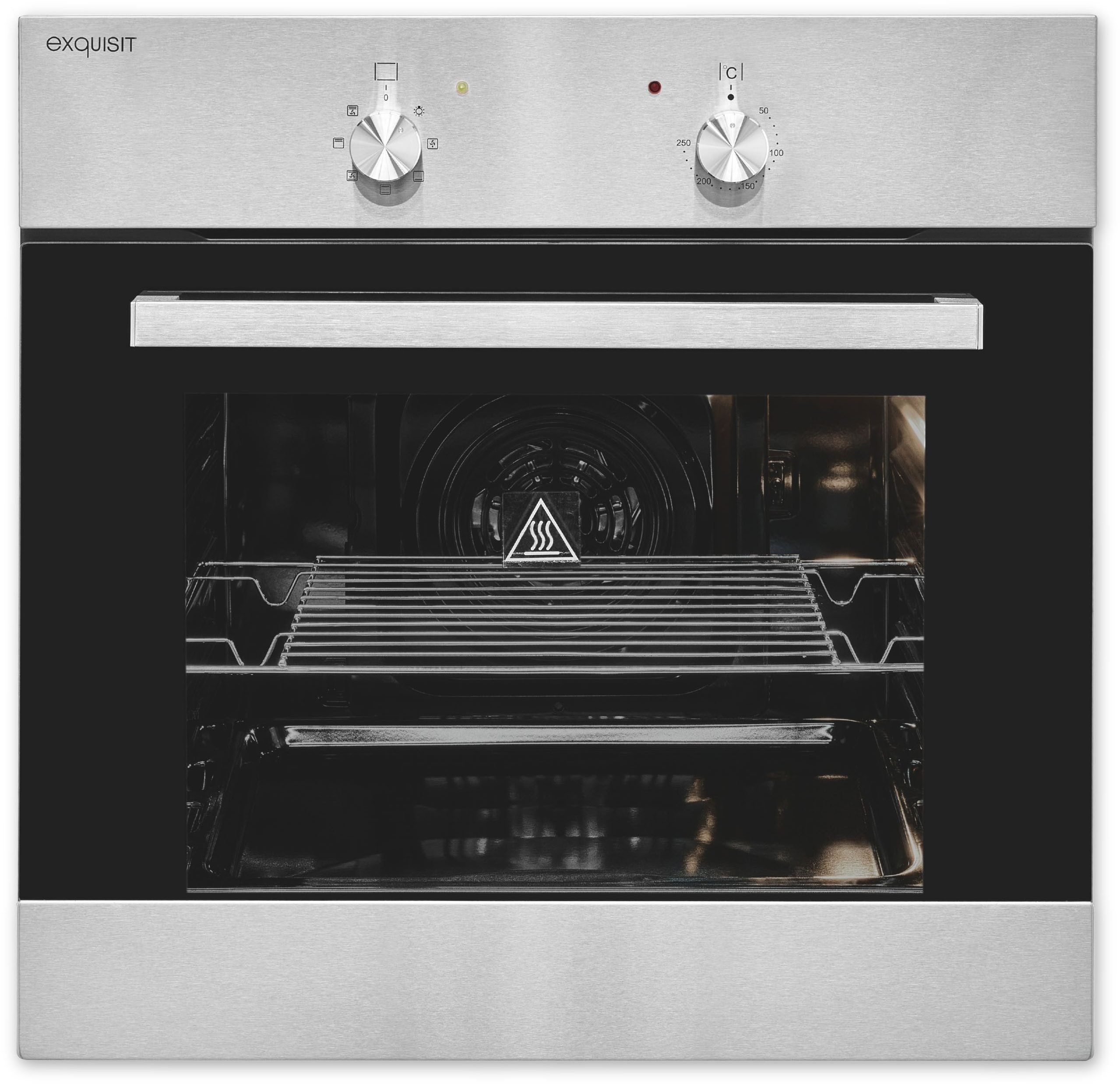 exquisit Einbaubackofen EBE 555-1.2 U, Ideal für den Alltag – Backen, Grillen und Aufläufe leicht gemacht!