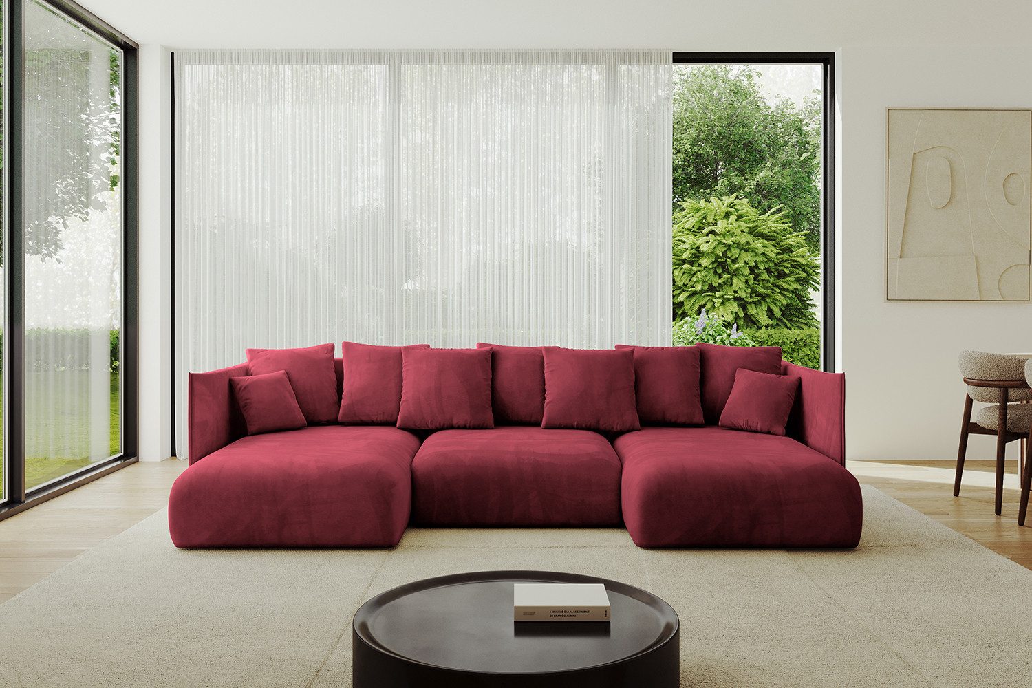 ALTDECOR Wohnlandschaft ONESK-U, Couch mit Schlaffunktion, günstig online kaufen