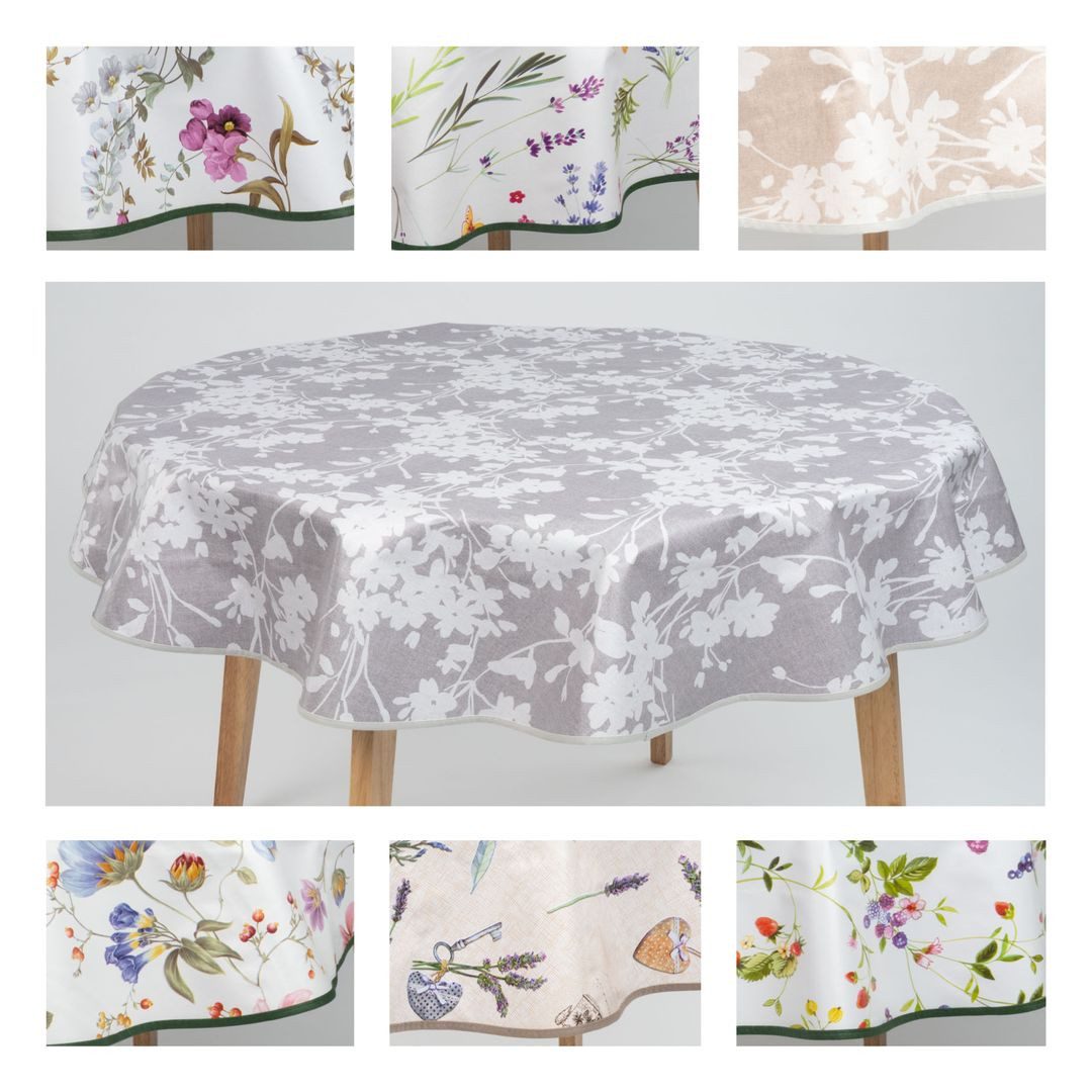 laro Tischdecke laro 140cm runde Wachstuchtischdecke günstig online kaufen