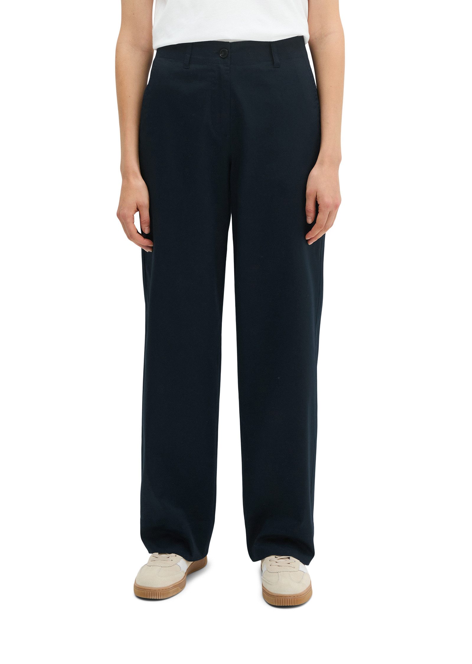 Chinohose aus stretchigem Organic Cotton-Twill