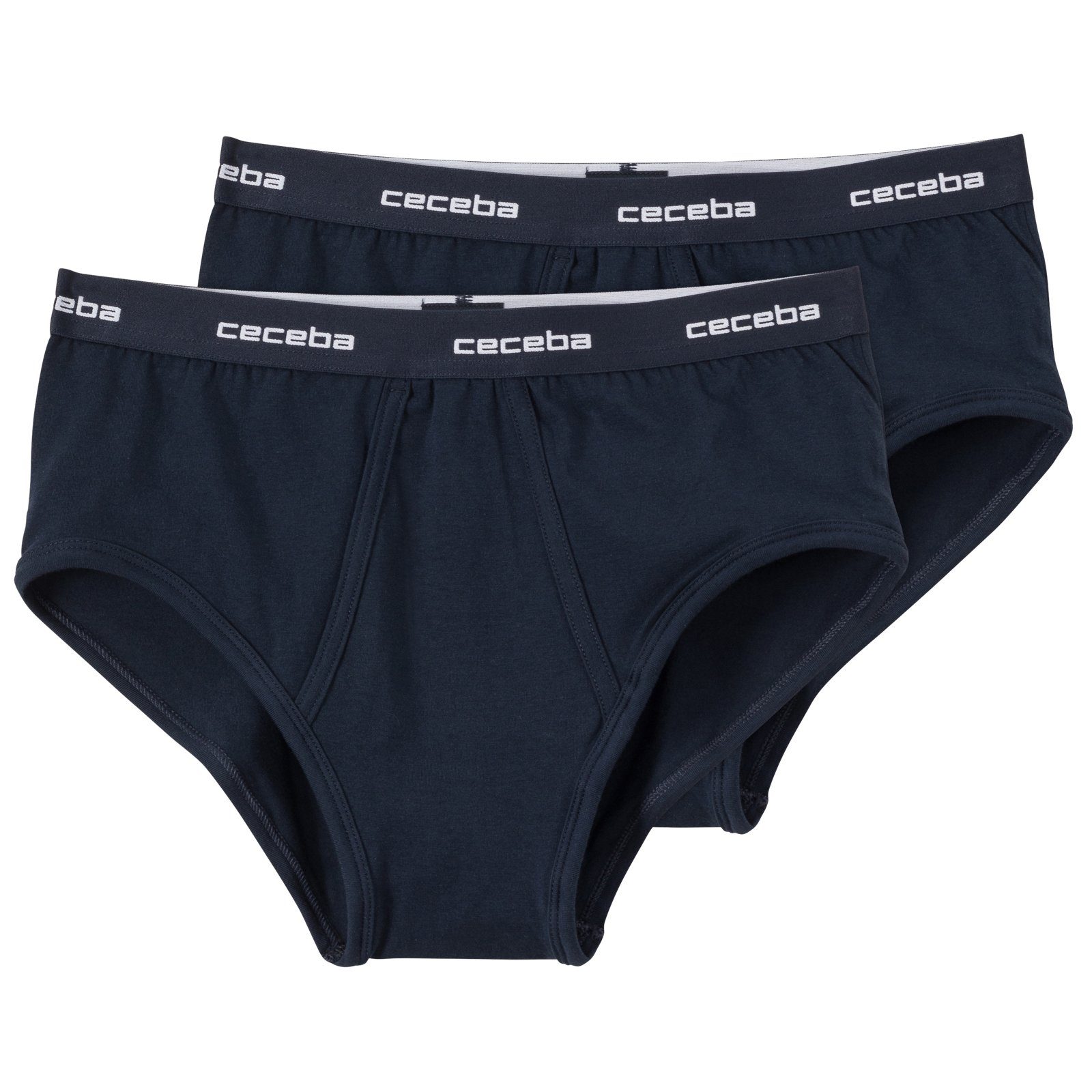 CECEBA Boxershorts Große Größen Herren Stretch-Slip 2er-Pack navy Ceceba (Spar-Pack, 2-St., 2er-Pack)