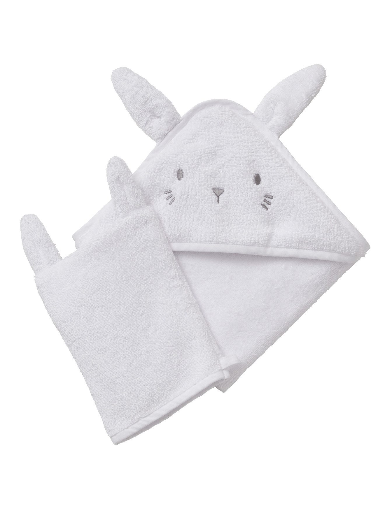 vertbaudet Kapuzenhandtuch Baby-Set aus Badetuch und günstig online kaufen