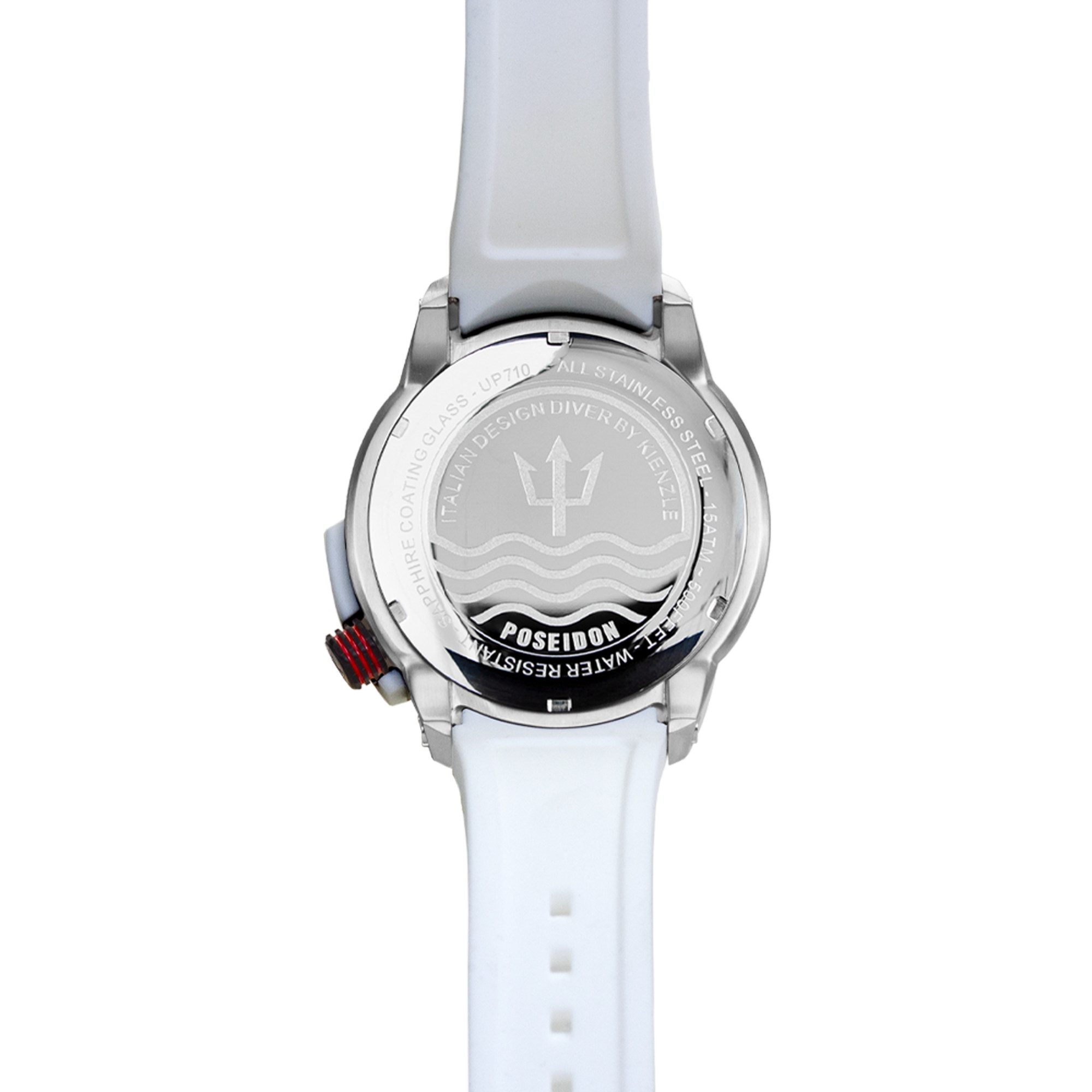 Kienzle Quarzuhr POSEIDON24 Quarz Armbanduhr Edelstahl weiß