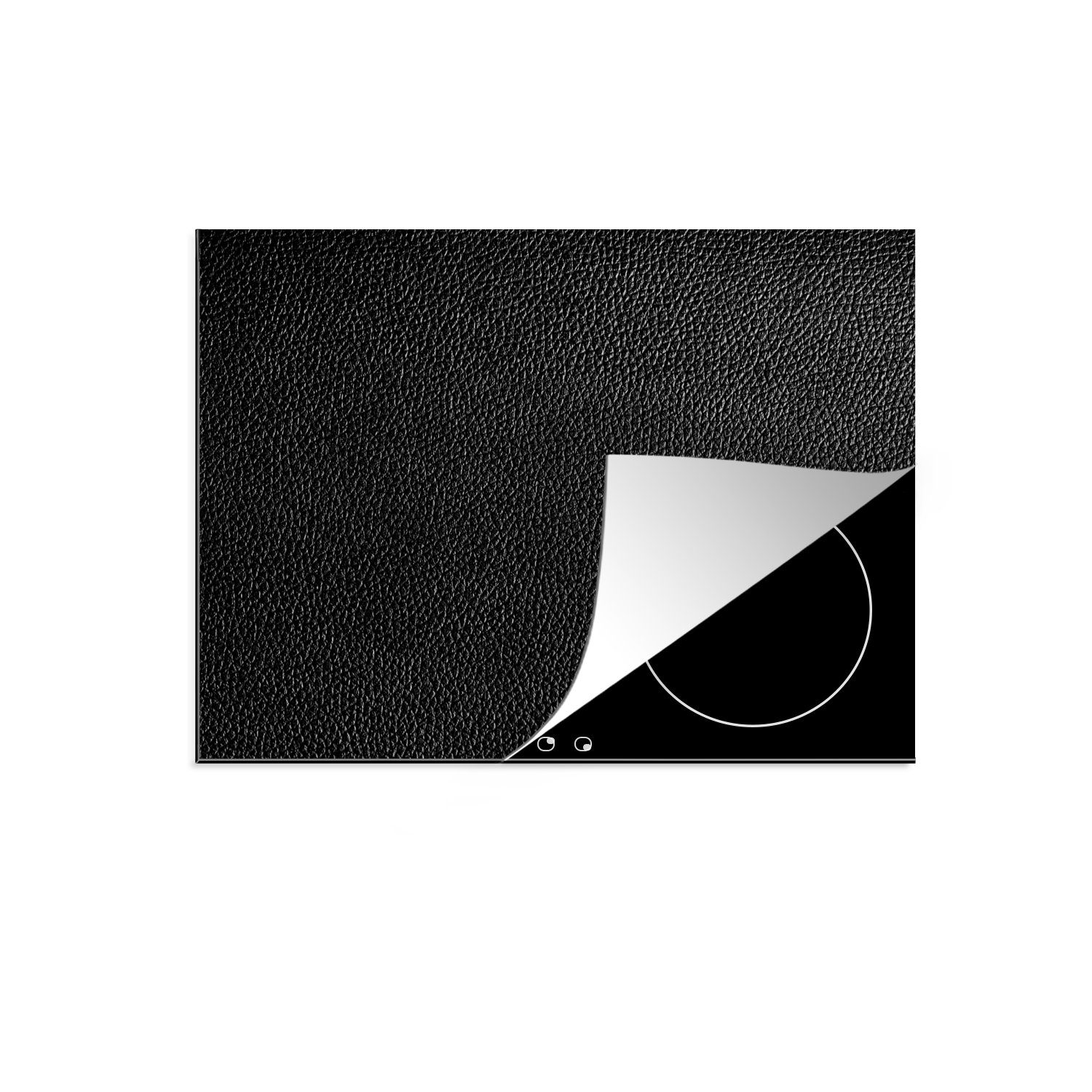 MuchoWow Herdblende-/Abdeckplatte lern-struktur-von-hintergrund-schwarz-weiß-fd6jrhp9iarozhba-4-3-v2, Vinyl, (1 tlg), 70x52 cm, Mobile Arbeitsfläche nutzbar, Ceranfeldabdeckung