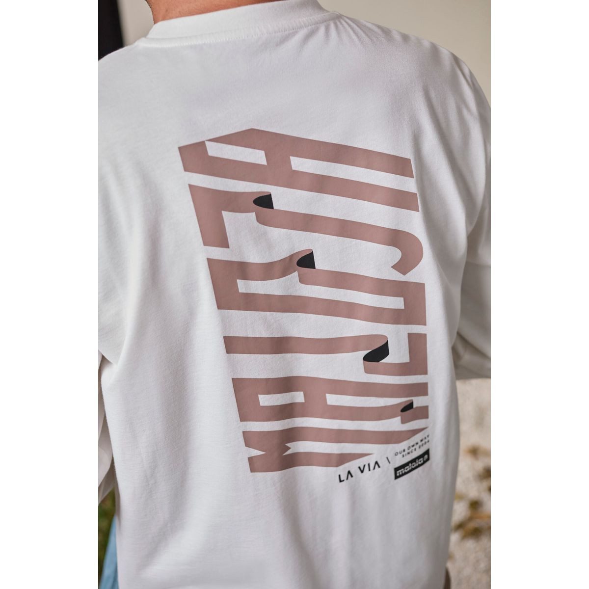 Maloja Funktionsshirt LUIMESM. Lässiges Longsleeve aus Bio-Baumwolle mit stilvollem Brust- und