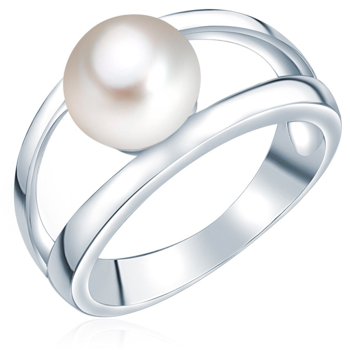 Valero Pearls Perlenring silber, mit Süßwasser-Zuchtperle | Perlenringe