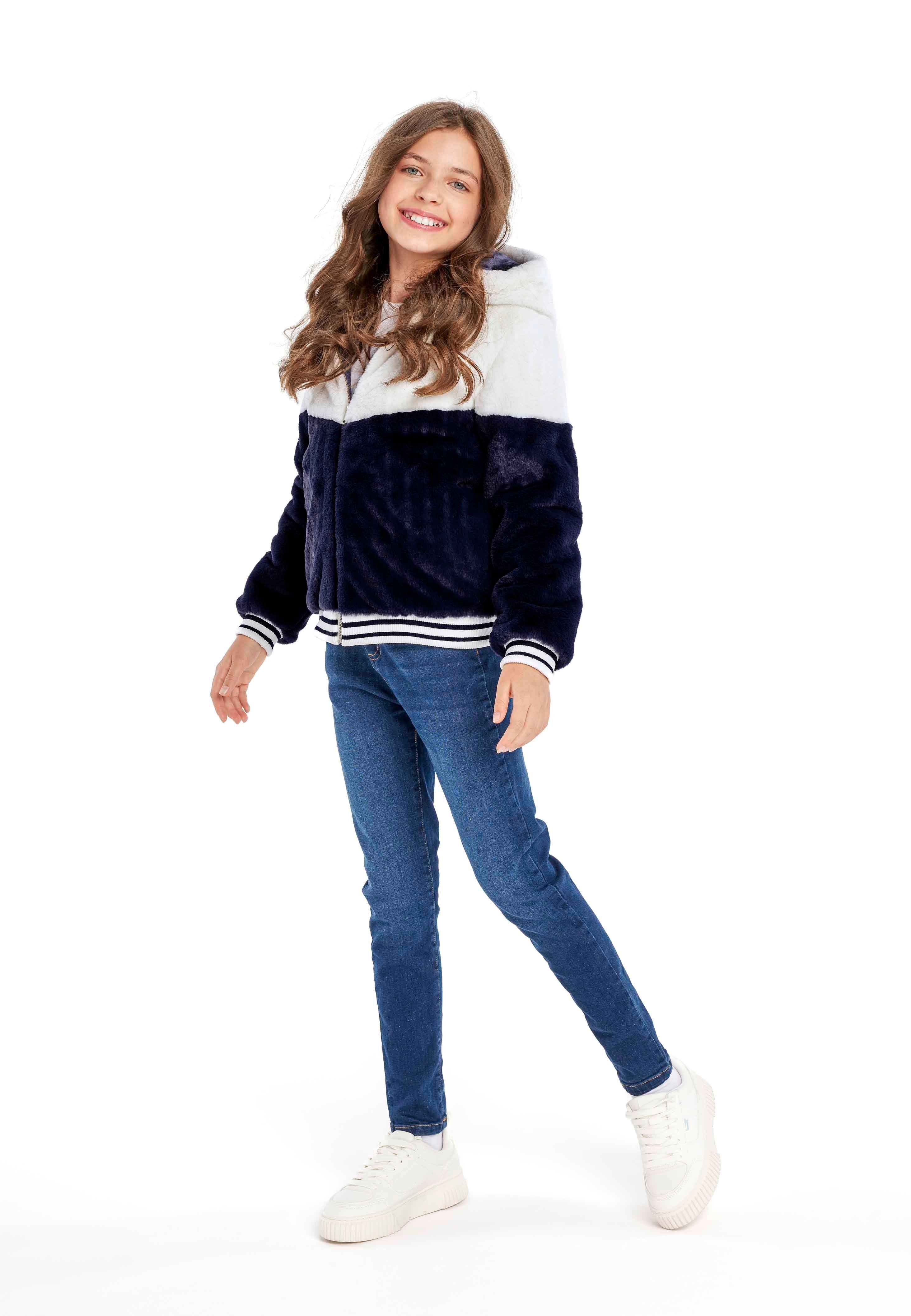 MINOTI Winterjacke Teddyfleece aus (3-14y)