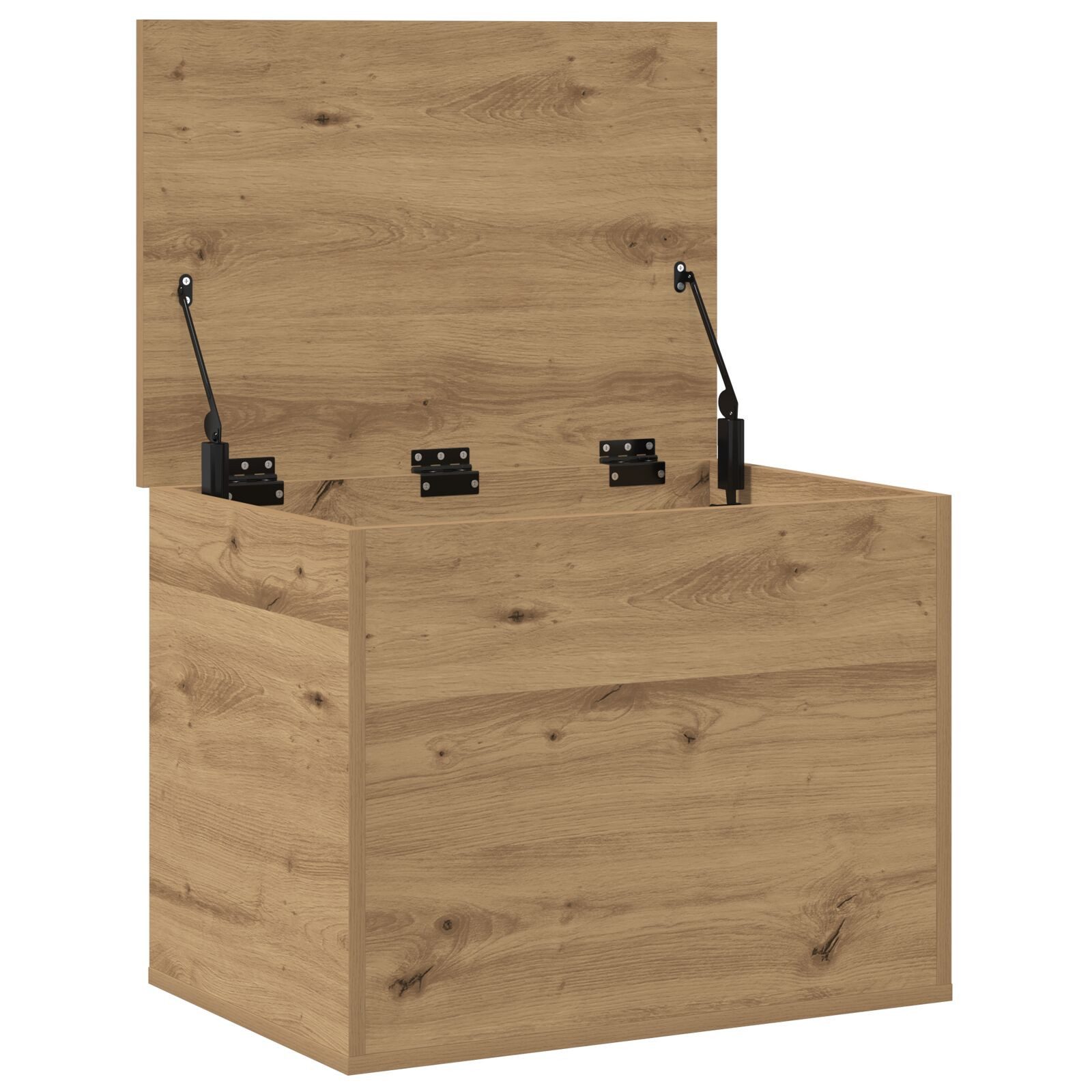 vidaXL Truhe 60 x 42 x 46 cm Holzkiste Box Truhe Lagerkiste Aufbewahrungsbox mit De