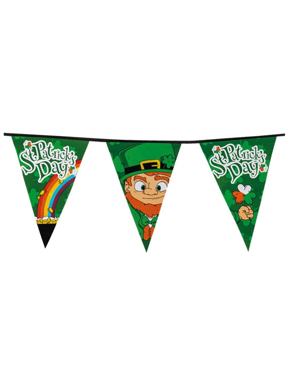 Boland Kostüm Girlande mit Wimpel 8 m Saint Patrick's Day