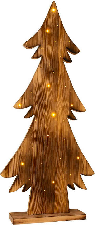 näve LED Außen-Stehlampe LED Weihnachtsbaum, LED fest integriert, Warmweiß, H: 90cm,Aussenbereich geeignet,Timerfunktion, Weihnachtsdeko aussen