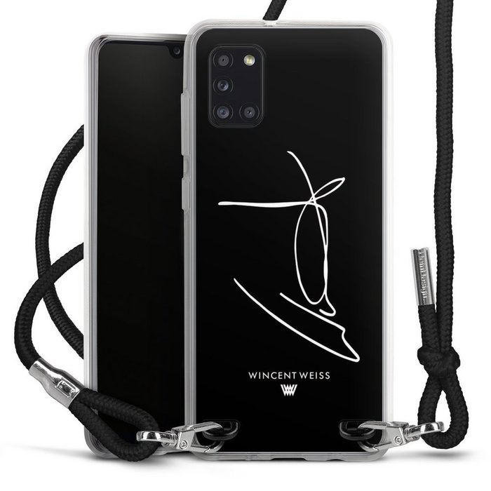 DeinDesign Handyhülle Wincent Weiss Signatur Musik Autogramm Samsung Galaxy A31 Handykette Hülle mit Band Case zum Umhängen