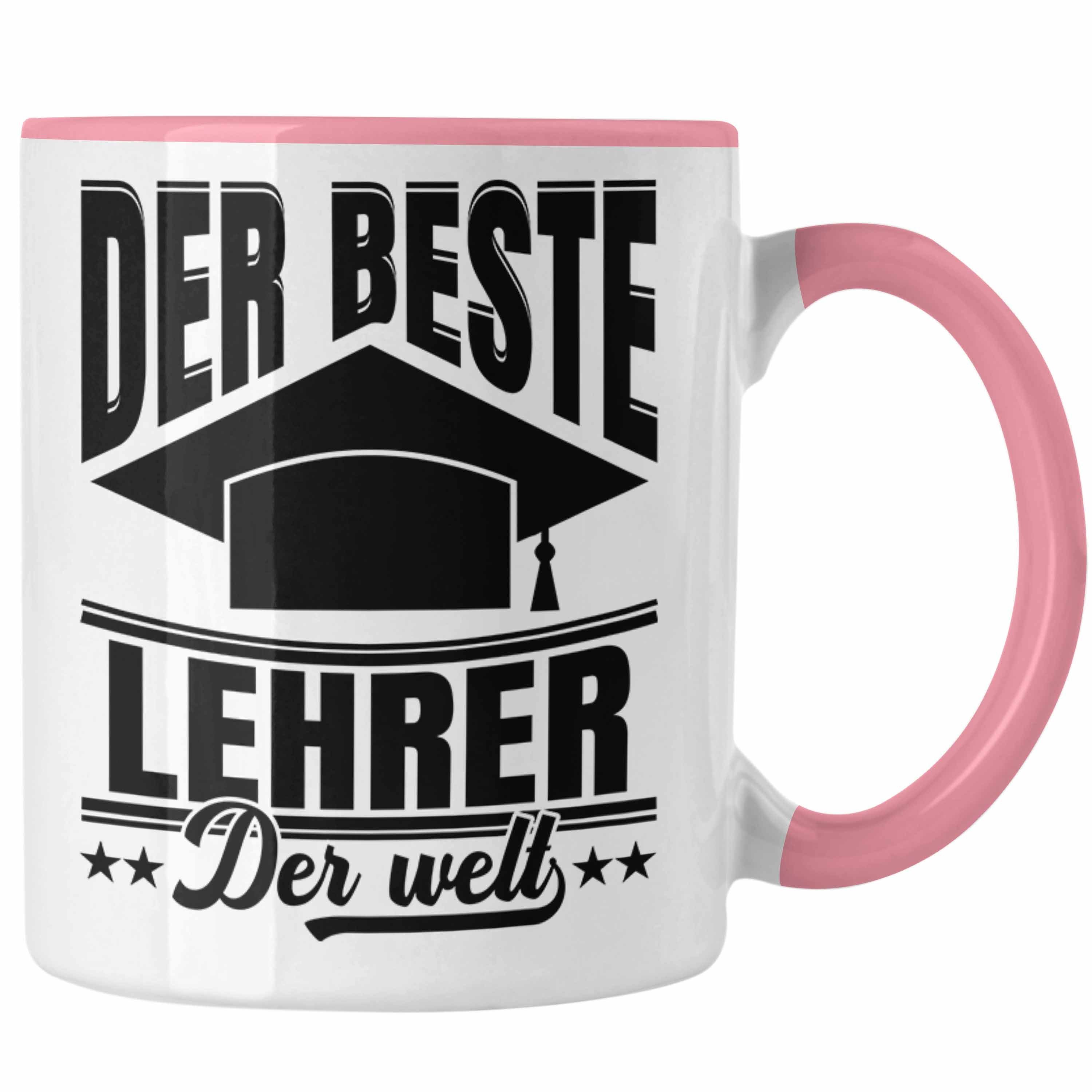 Spruch Trendation Lehrer Rosa - Abi Welt Der Abitur Geschenk Beste Lehrer Tasse Trendation Tasse Der Abschiedsheschenk Abschied