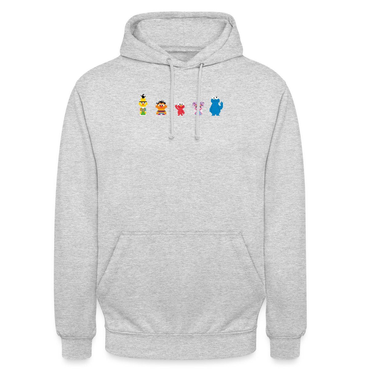 Spreadshirt Hoodie Sesamstraße Pixel Charaktere Unisex Hoodie (1-tlg)