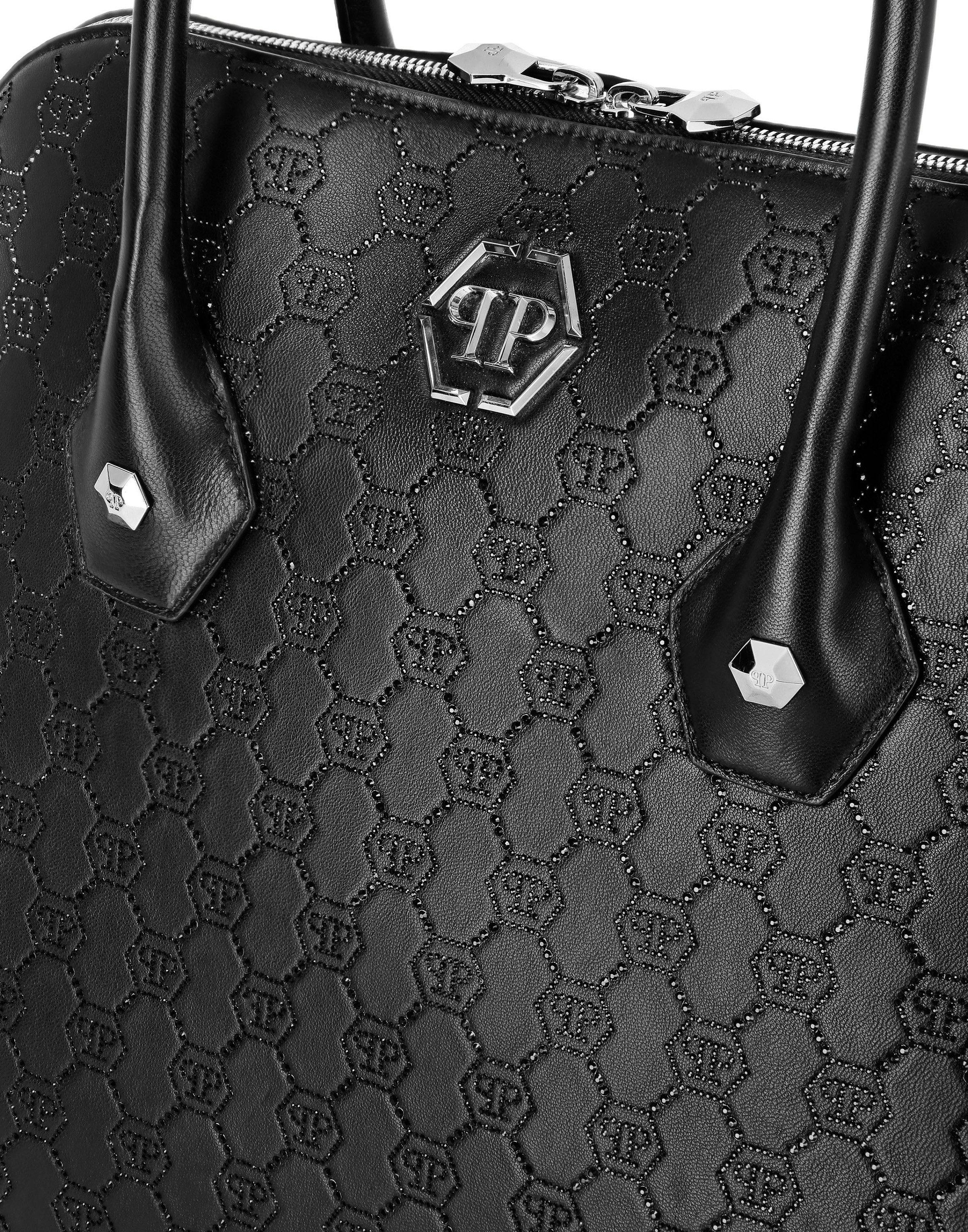 PHILIPP PLEIN Schultertasche Monogram Verziert