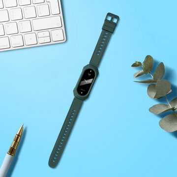 kwmobile Uhrenarmband Sportarmband für Xiaomi Mi Band 8, Armband TPU Silikon Fitnesstracker