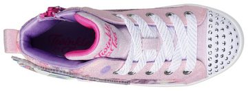 Skechers Kids TWI-LITES 2.0 Sneaker mit funkelnden Glitzersteinen, Freizeitschuh, Halbschuh, Schnürschuh