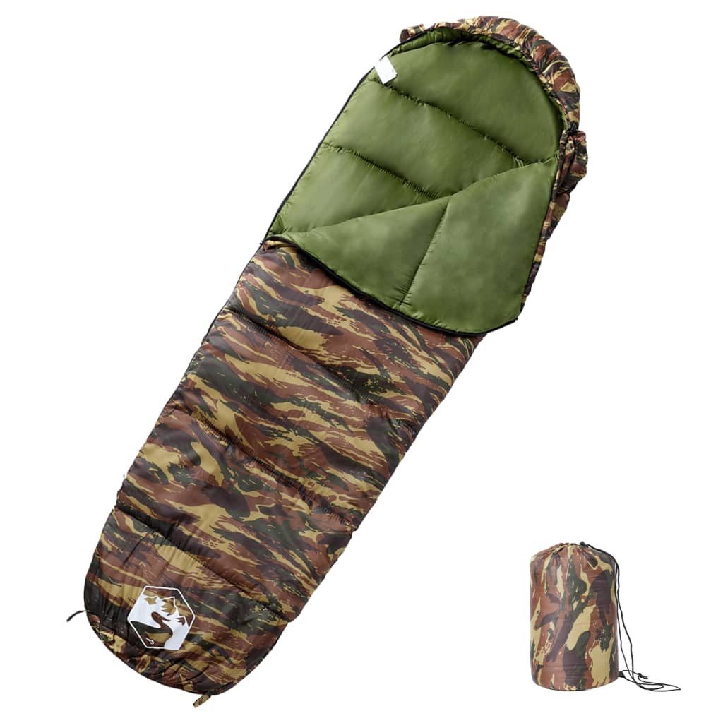 Schlafsack Mumienschlafsack für Erwachsene Camping 3 Jahreszeiten