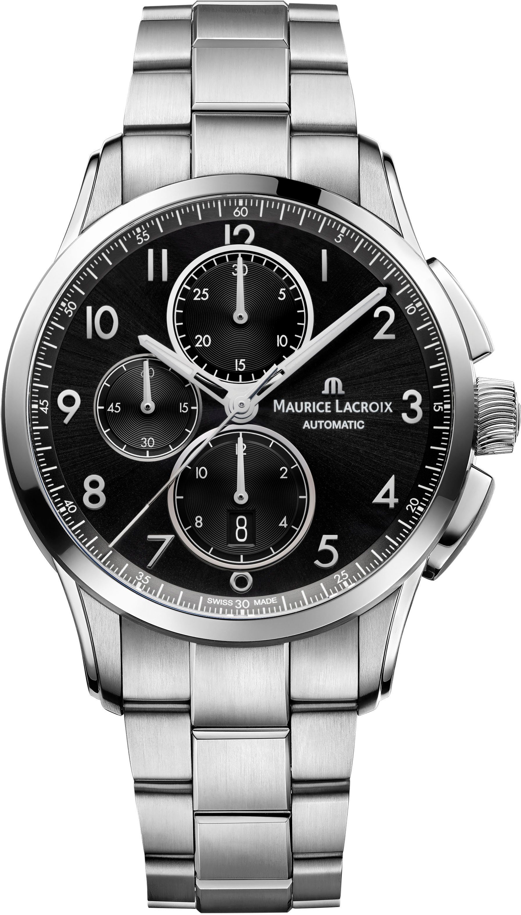 MAURICE LACROIX Chronograph Pontos Chronographe Date, PT6388-SS002-320-1, Automatik | Schweizer Uhren