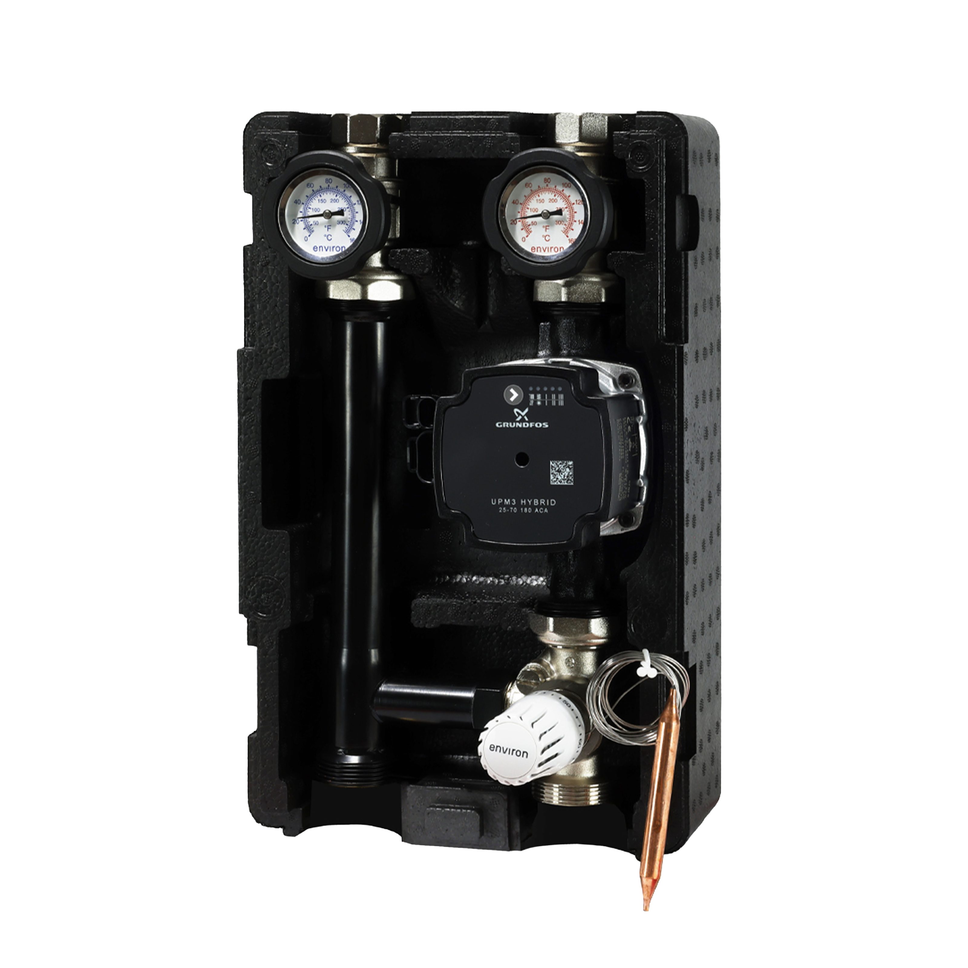 Environ Fußbodenheizung Environ Heizkreispumpengruppe ProfiMix EN002 mit Grundfos UPM3 Hybrid