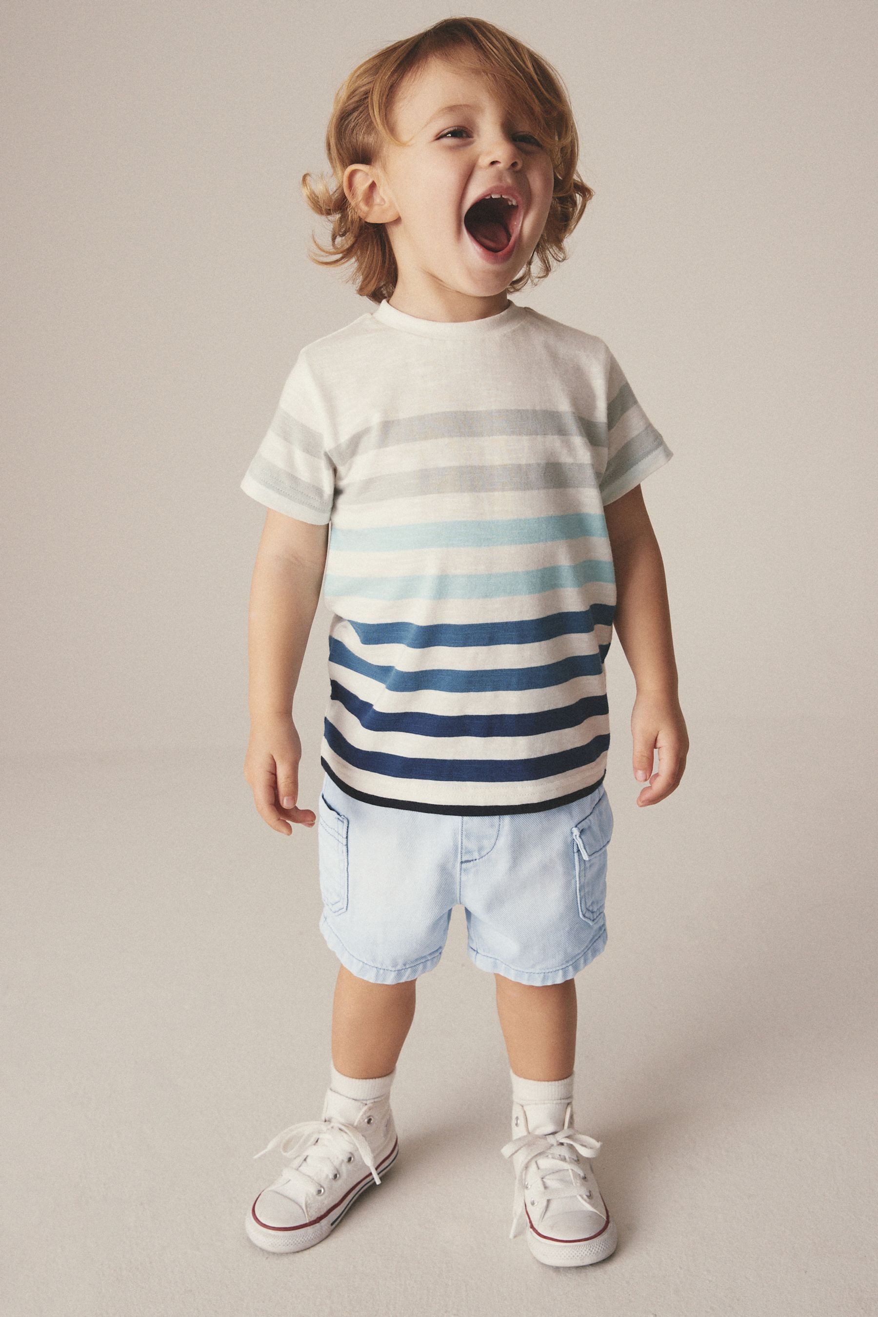 Next Jeansshorts Cargo Jeansshorts Slip-on (1-piece)