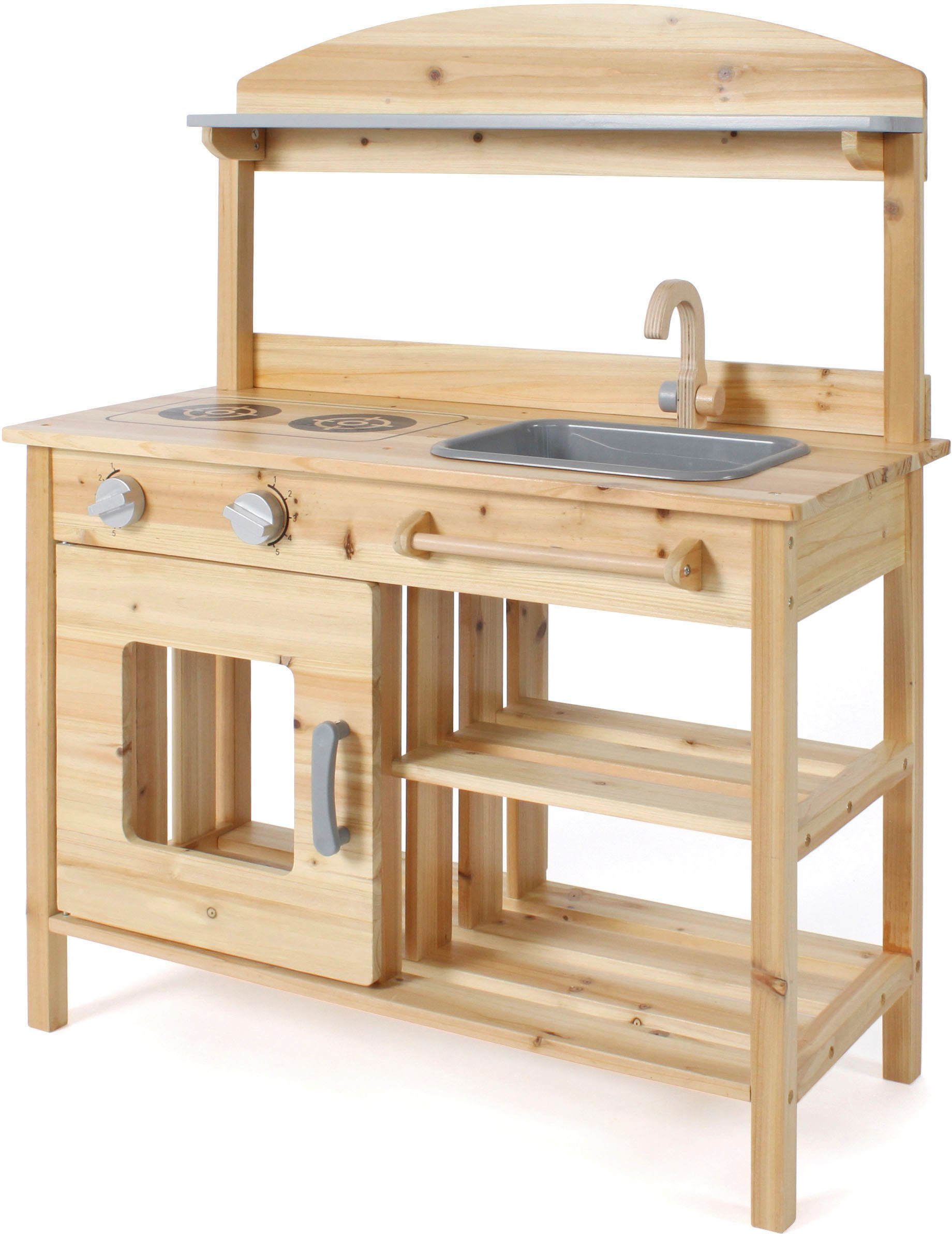 CHIC2000 Outdoor-Spielküche Spiel-Matschküche Holz, mit Sound günstig online kaufen