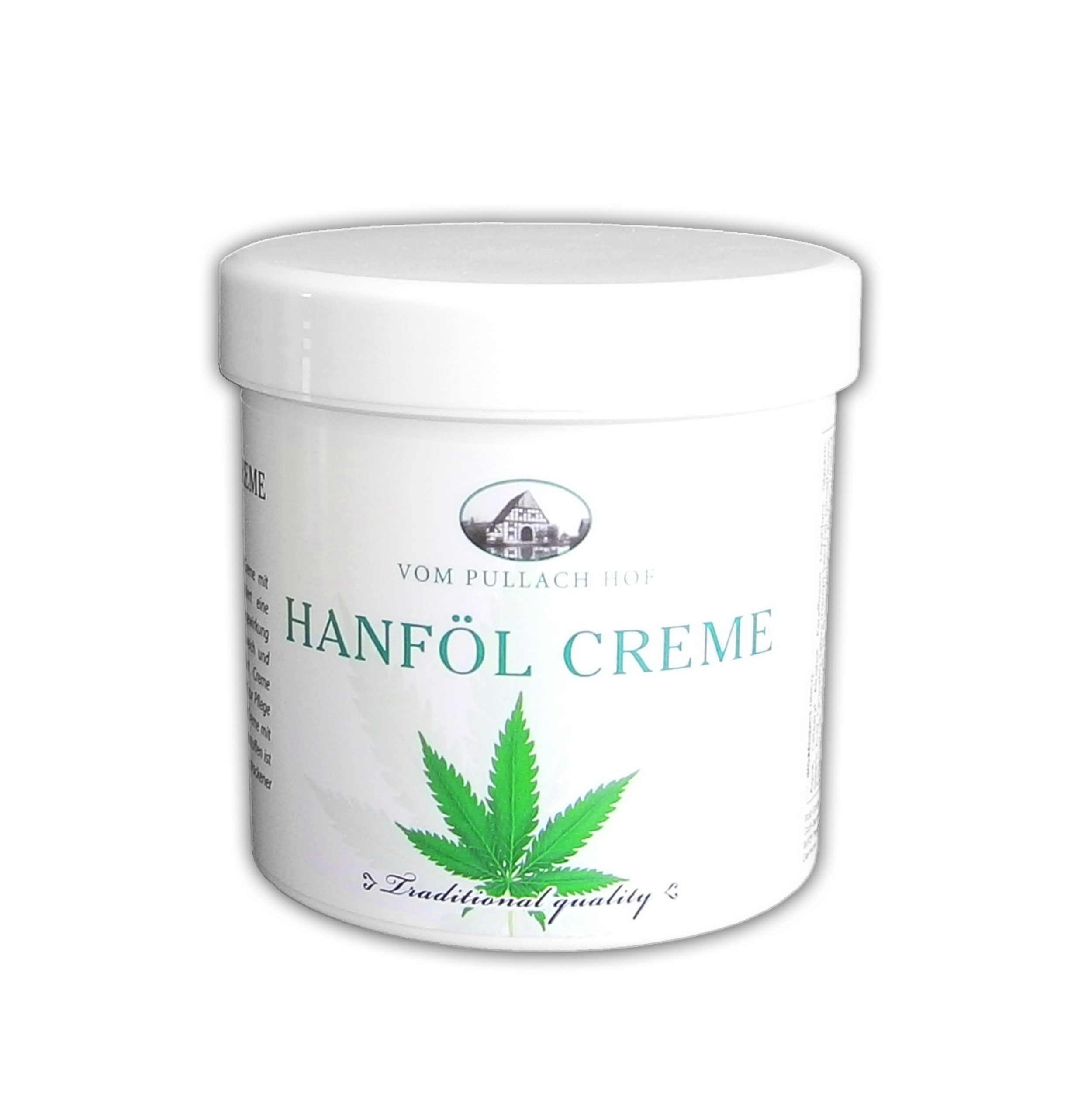 vom Pullach Hof Feuchtigkeitscreme HANFÖL CREME 250ml Sativa Hautcreme Hautpflege Körpercreme 63, Balsam Lotion Gel