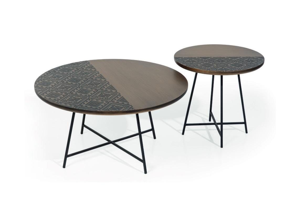 Modern (2-St., Wohnzimmertisch Couchtisch Braun Beistelltisch Couchtisch Designer Made Europa JVmoebel 2x Tisch in Couchtische),