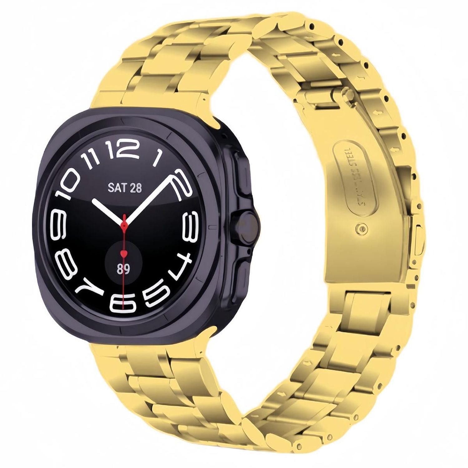 Wigento Smartwatch-Armband Für Samsung Galaxy Watch 8 / 8 Classic Bead Edel günstig online kaufen
