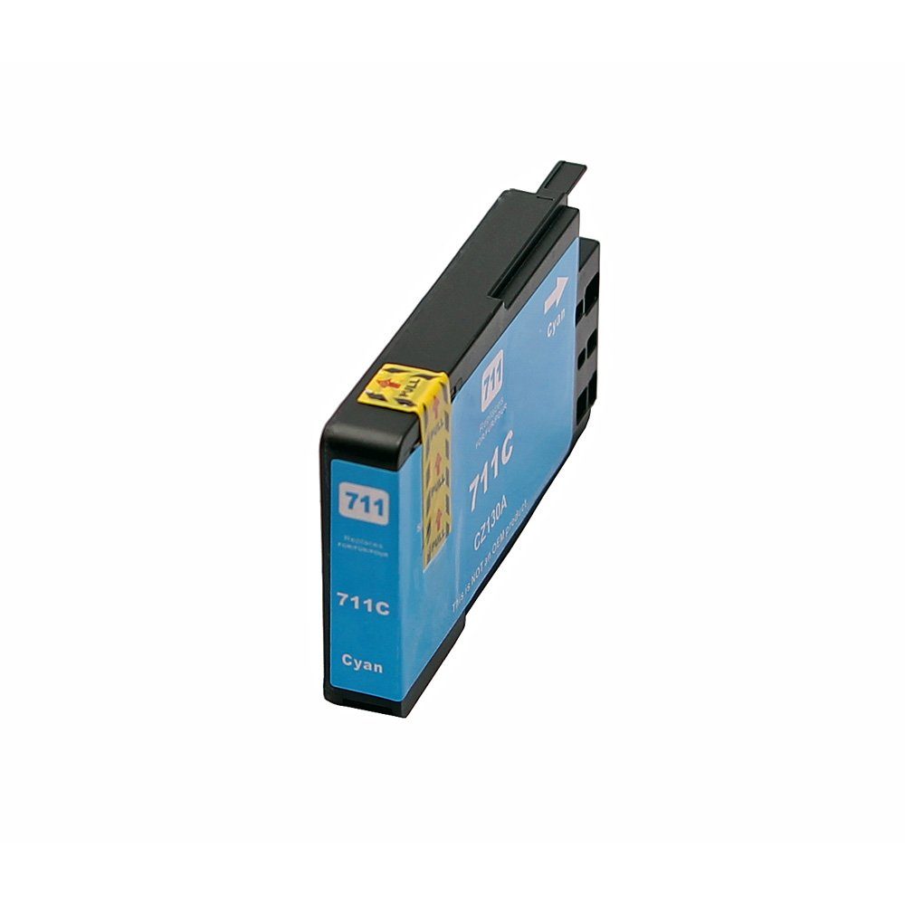 ABC Tintenpatrone (Kompatible Druckerpatrone für HP 711 Cyan Designjet T120 T520 24)